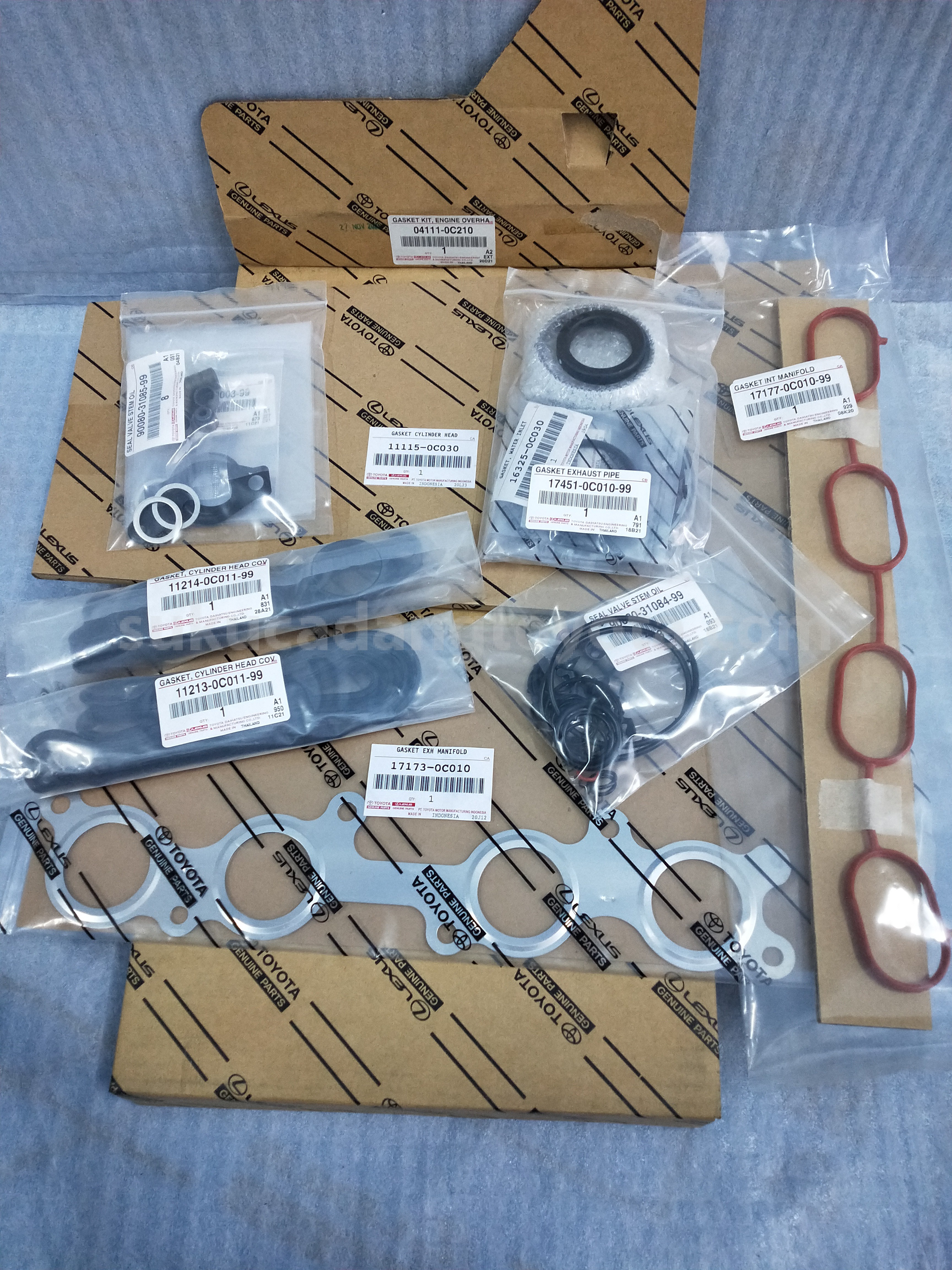 041110C210 GASKET KIT, ENGINE O - TOYOTA