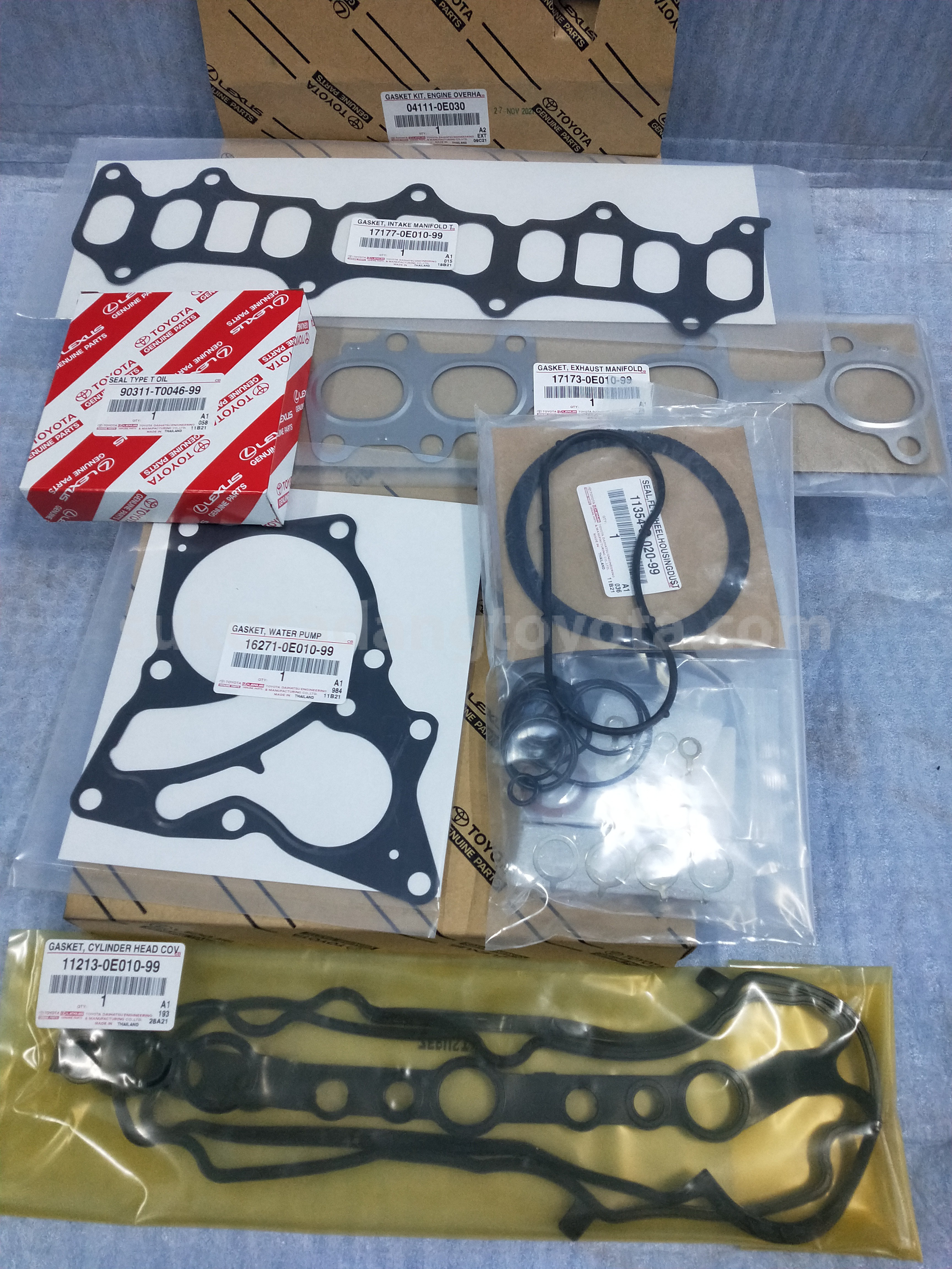 041110E030 GASKET KIT, ENGINE O - TOYOTA
