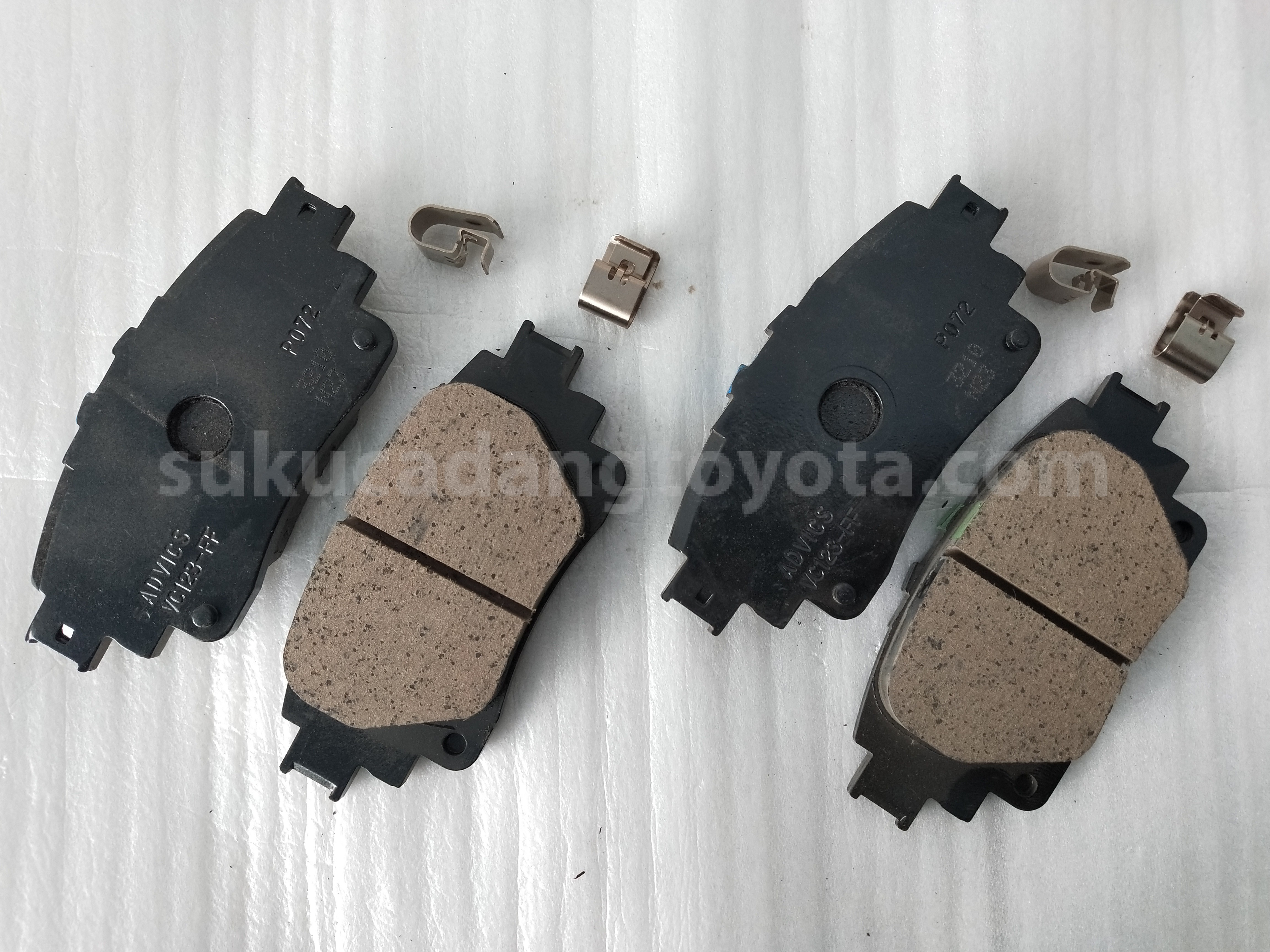04466B1011 PAD KIT, DISC BRAKE - TOYOTA