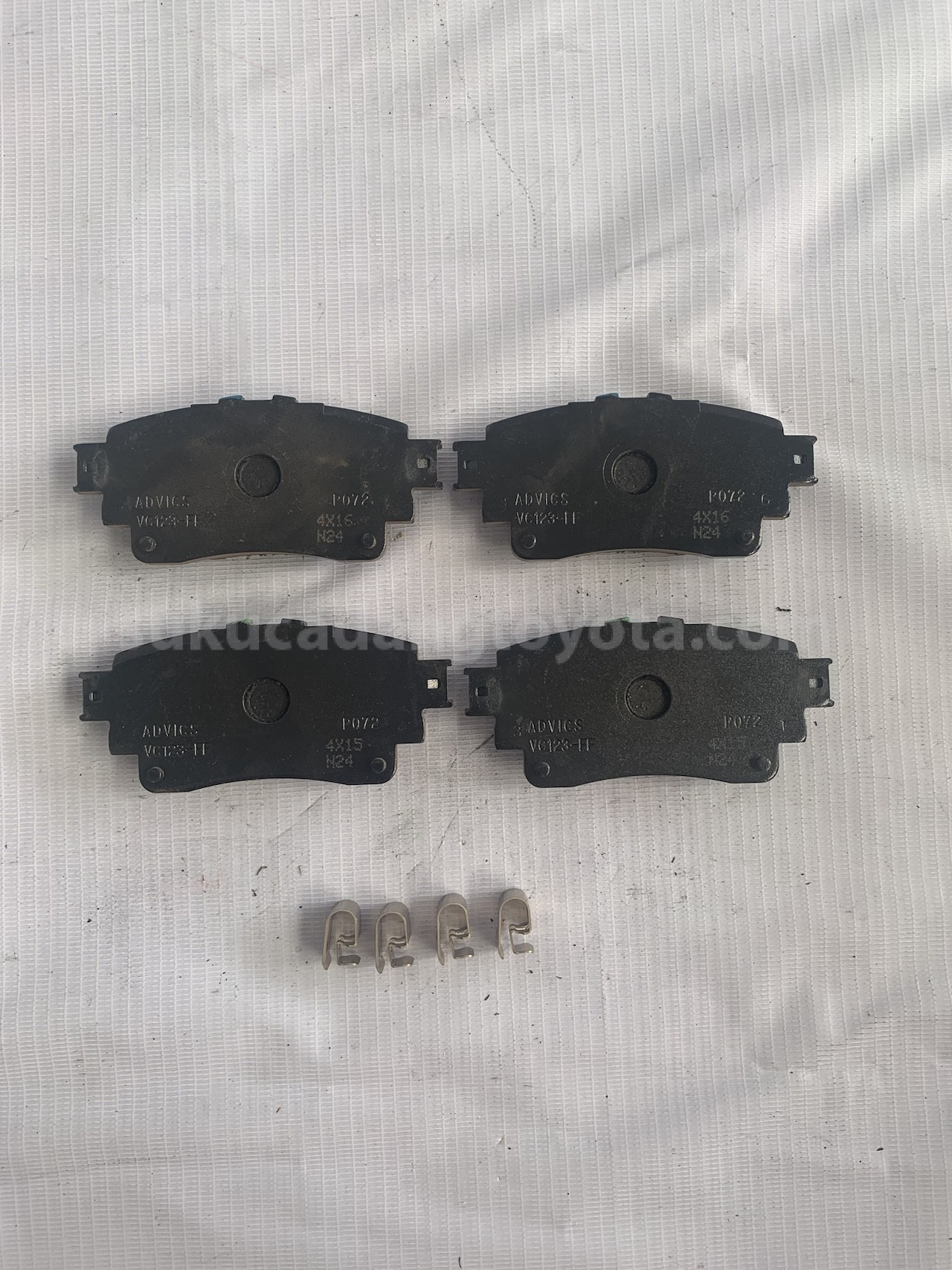 04466B1011 PAD KIT, DISC BRAKE - TOYOTA