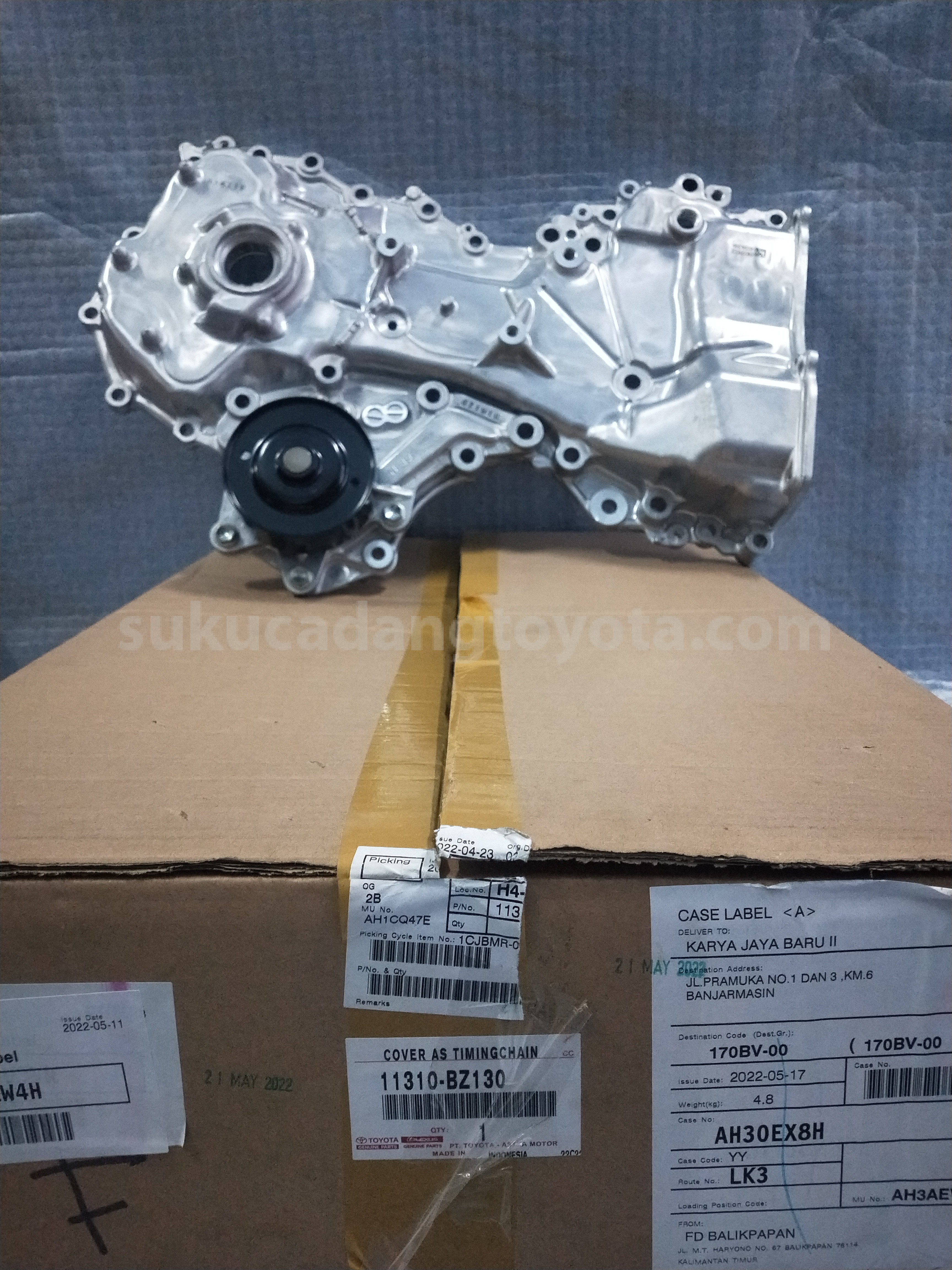 11310BZ130 COVER AS TIMINGCHAIN - TOYOTA