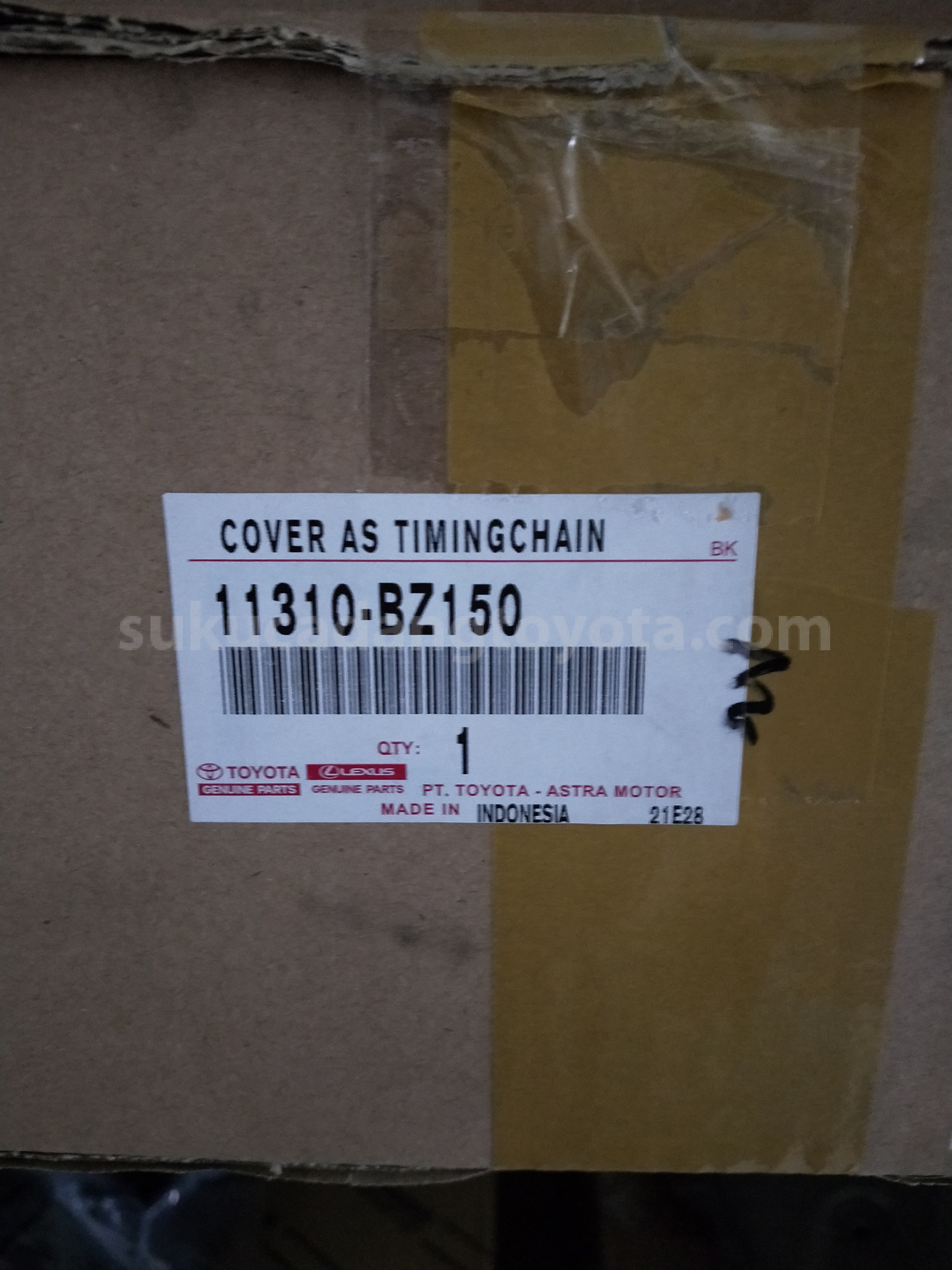 11310BZ150 COVER AS TIMINGCHAIN - TOYOTA