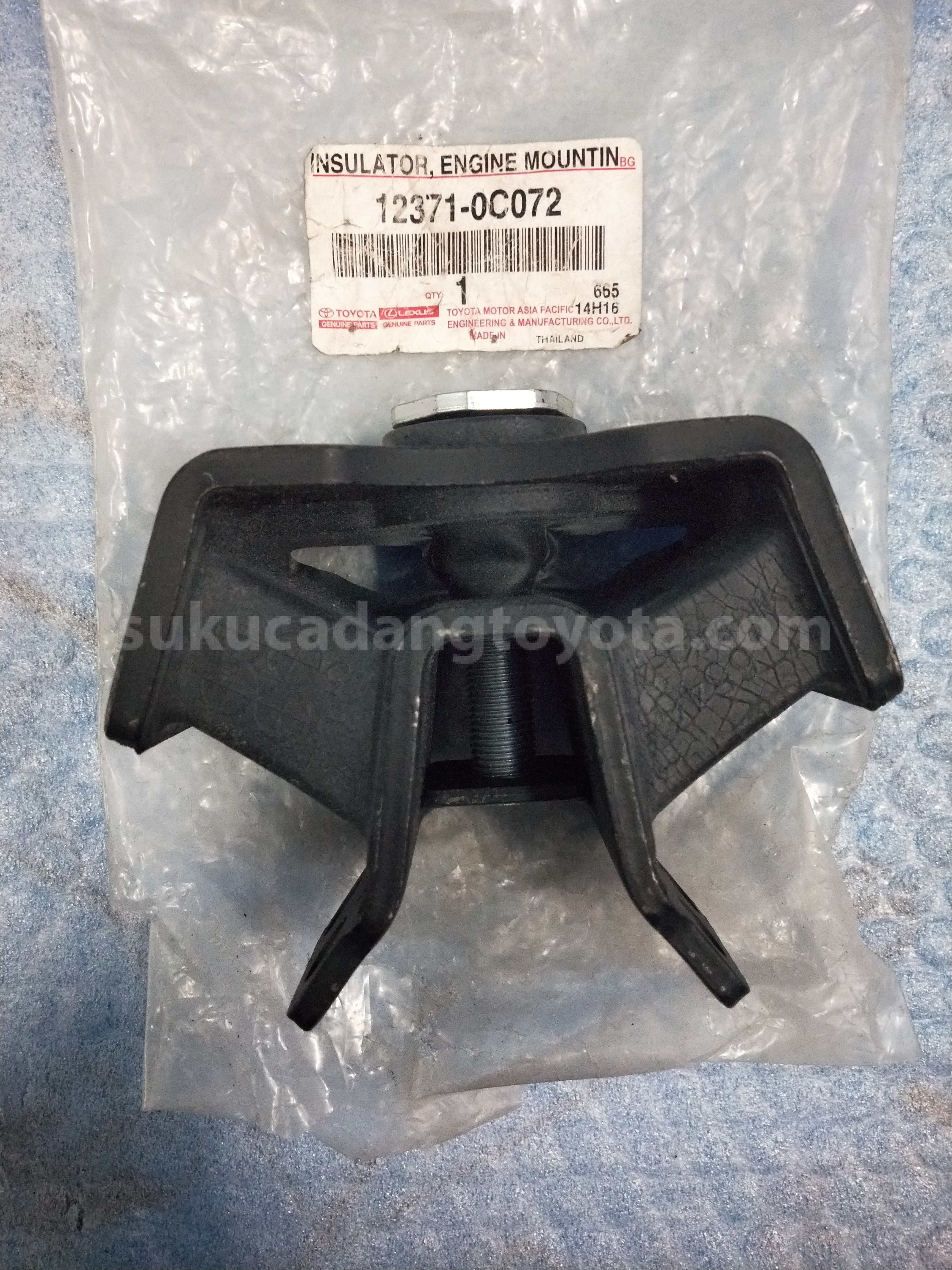 123710C072 INSULATOR, ENGINE MO - TOYOTA