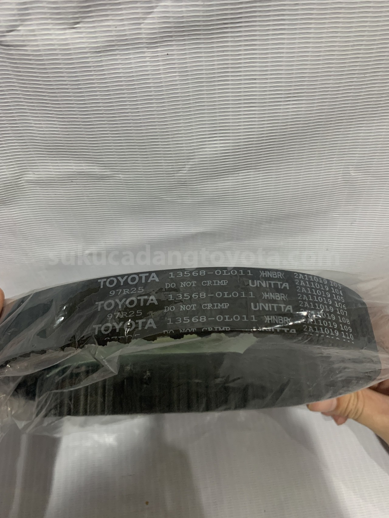 1356809131 BELT, TIMING - TOYOTA