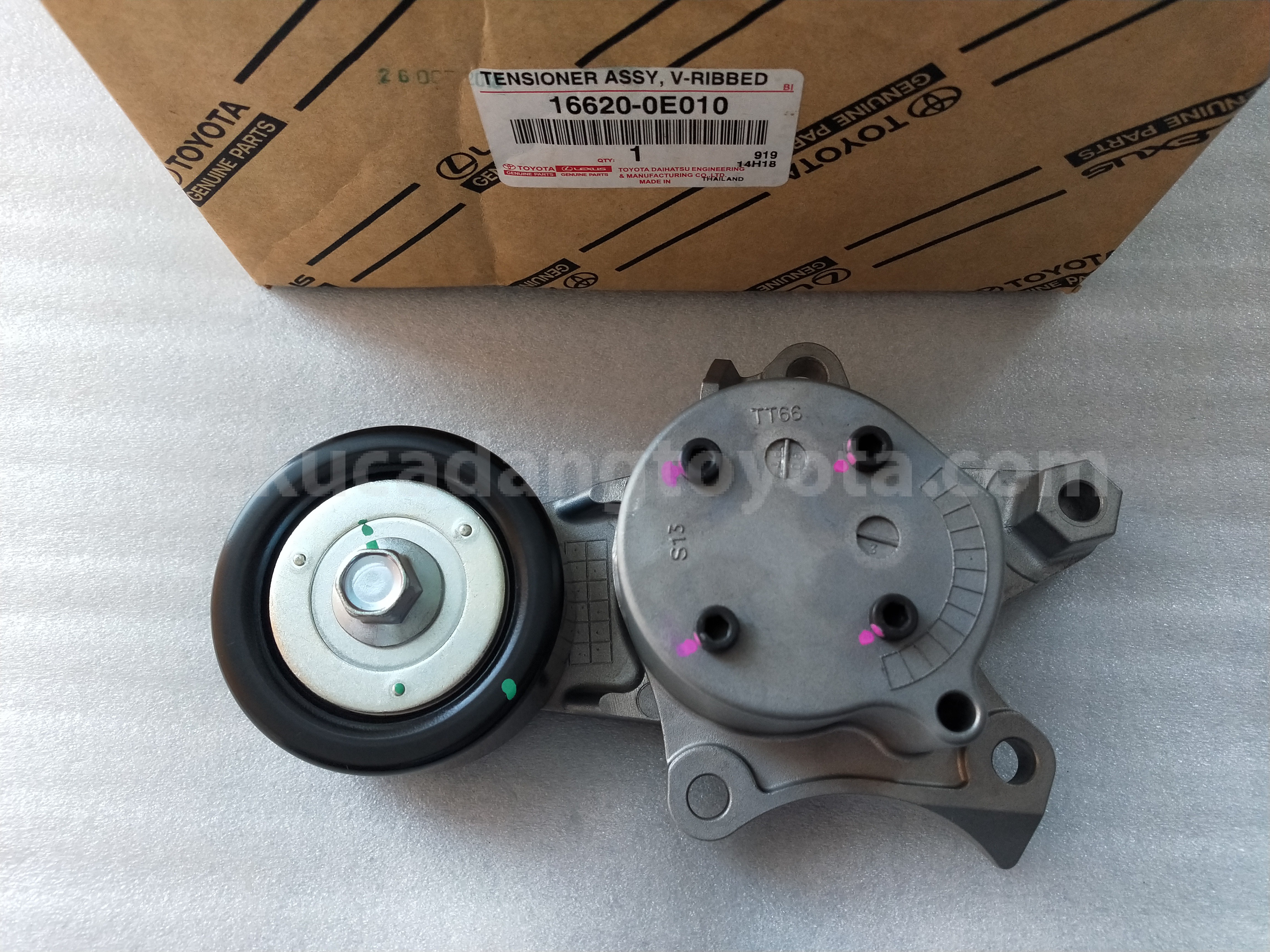 166200E010 TENSIONER ASSY, V-RI - TOYOTA
