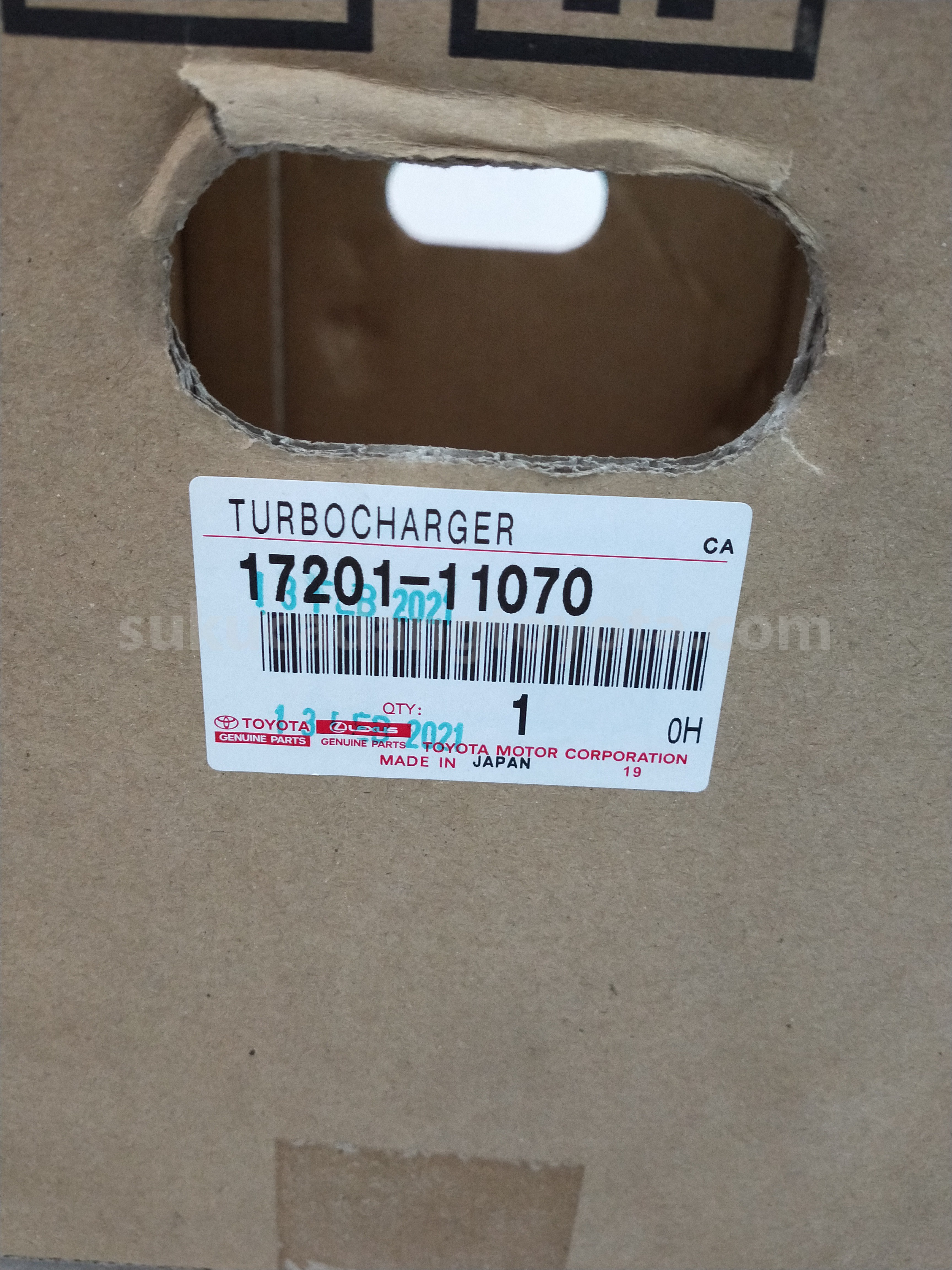 1720111070 TURBOCHARGER - TOYOTA