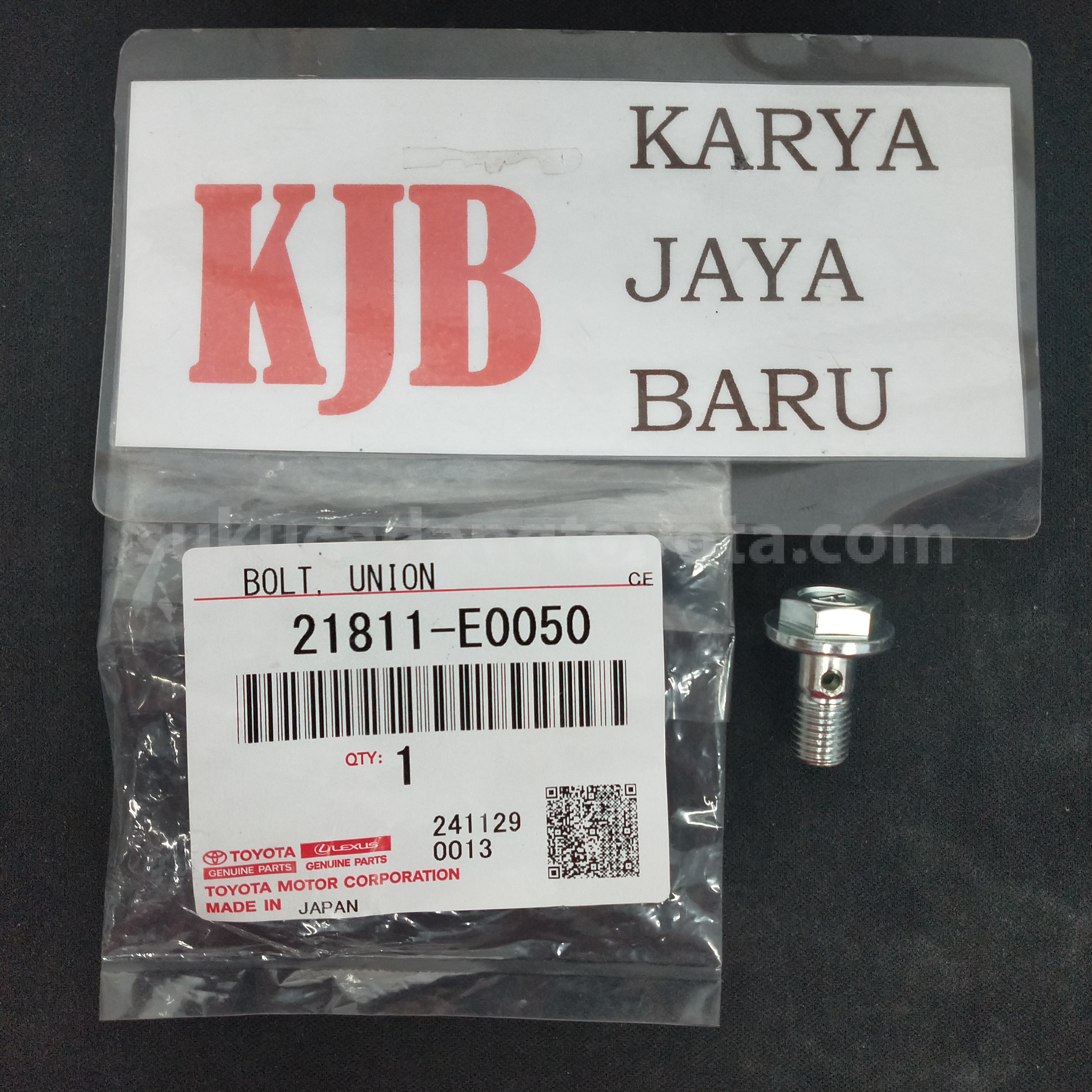 21811E0050 BOLT, UNION - TOYOTA