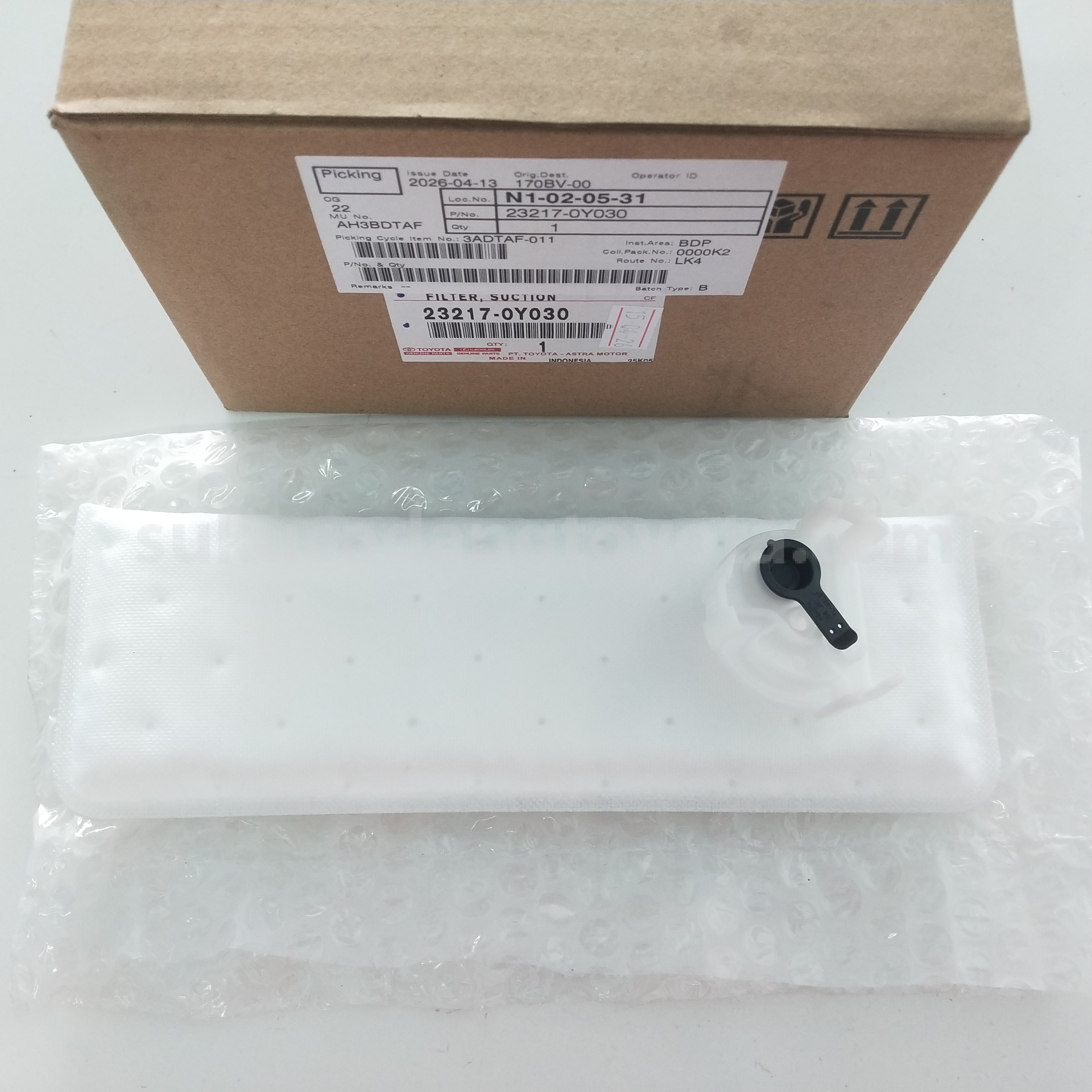 232170Y030 FILTER, SUCTION - TOYOTA