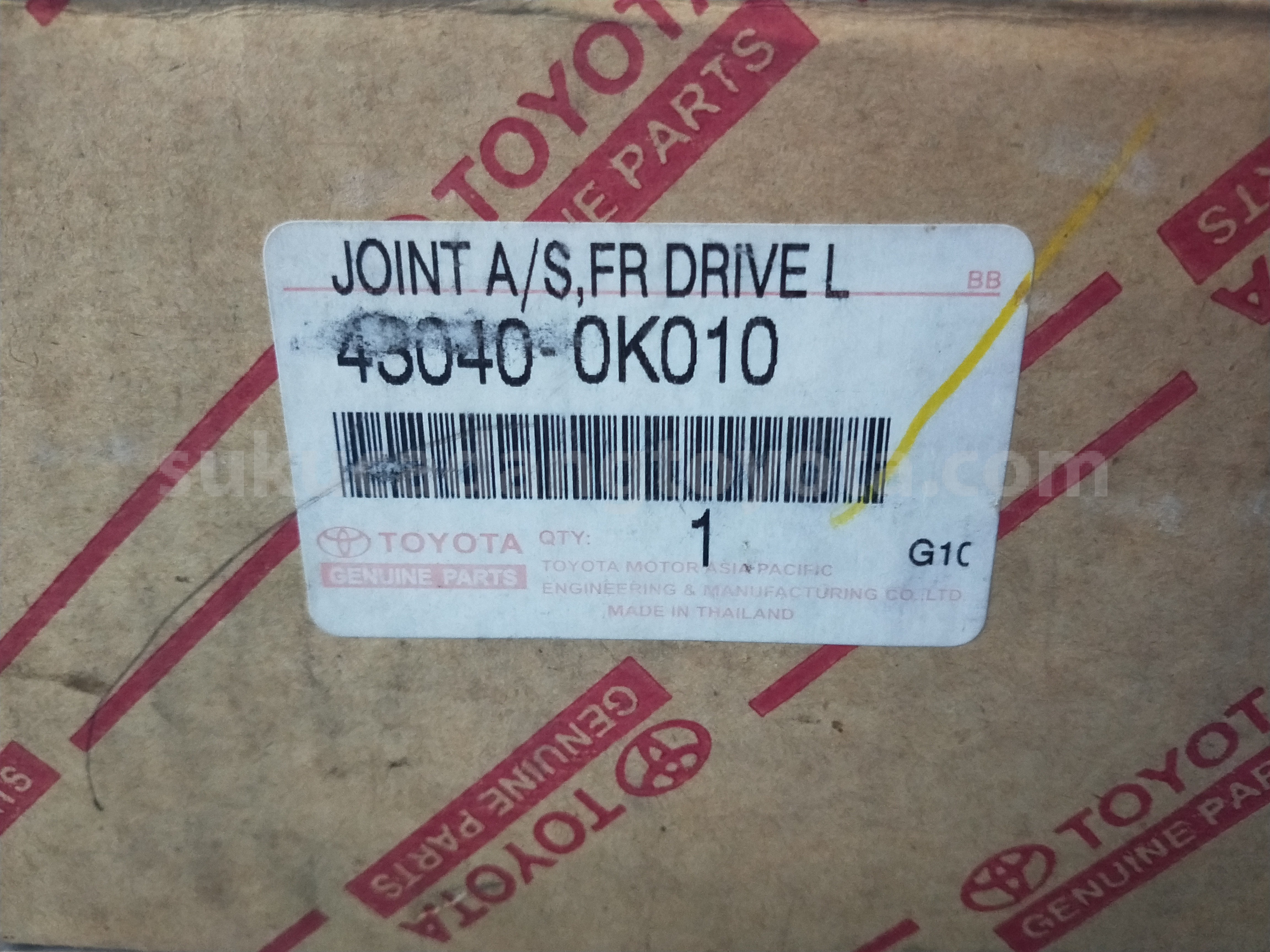 430400K010 JOINT ASSY - TOYOTA