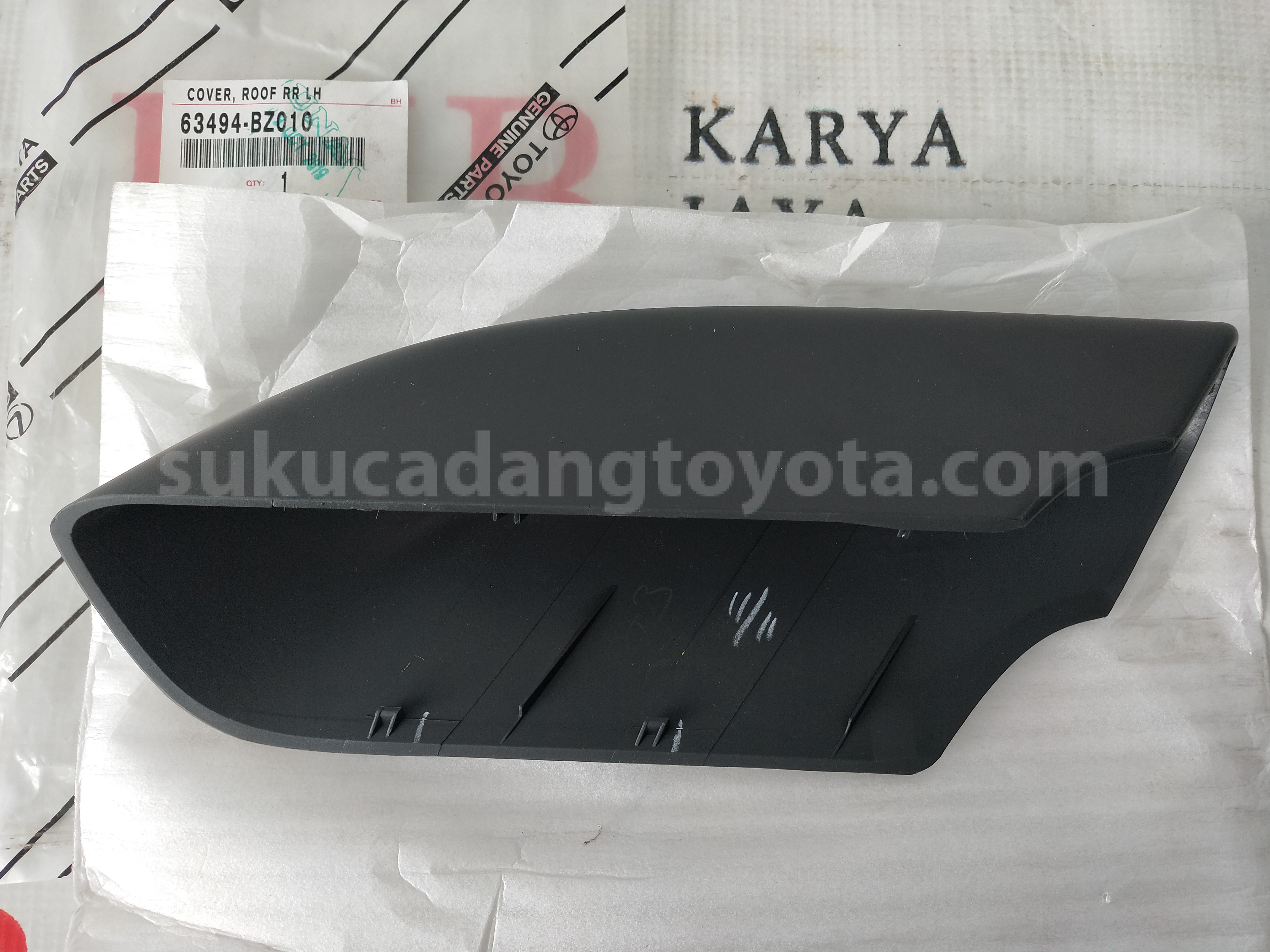 63494BZ010 COVER, ROOF RR LH - TOYOTA