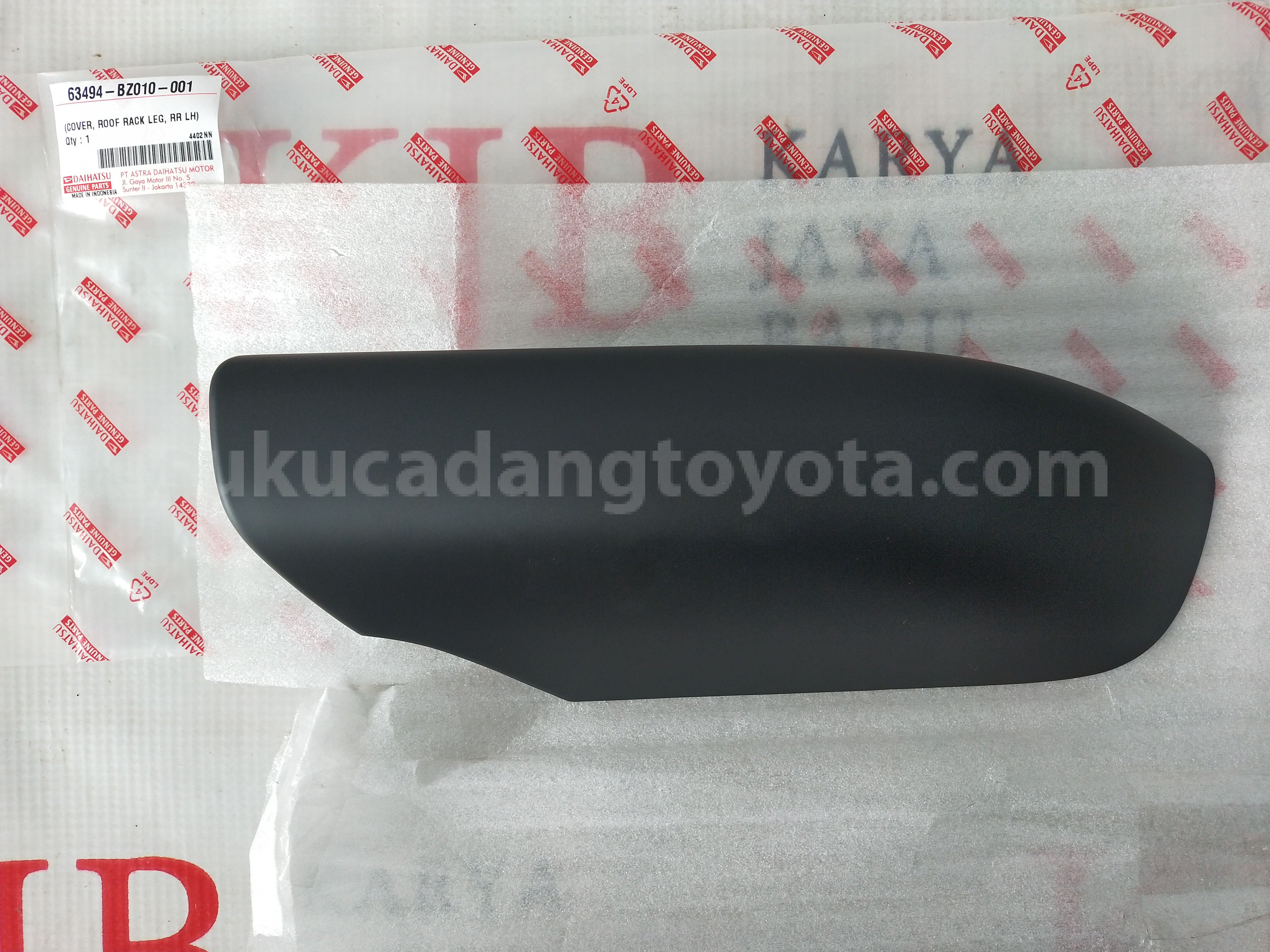 63494BZ010 COVER, ROOF RR LH - TOYOTA