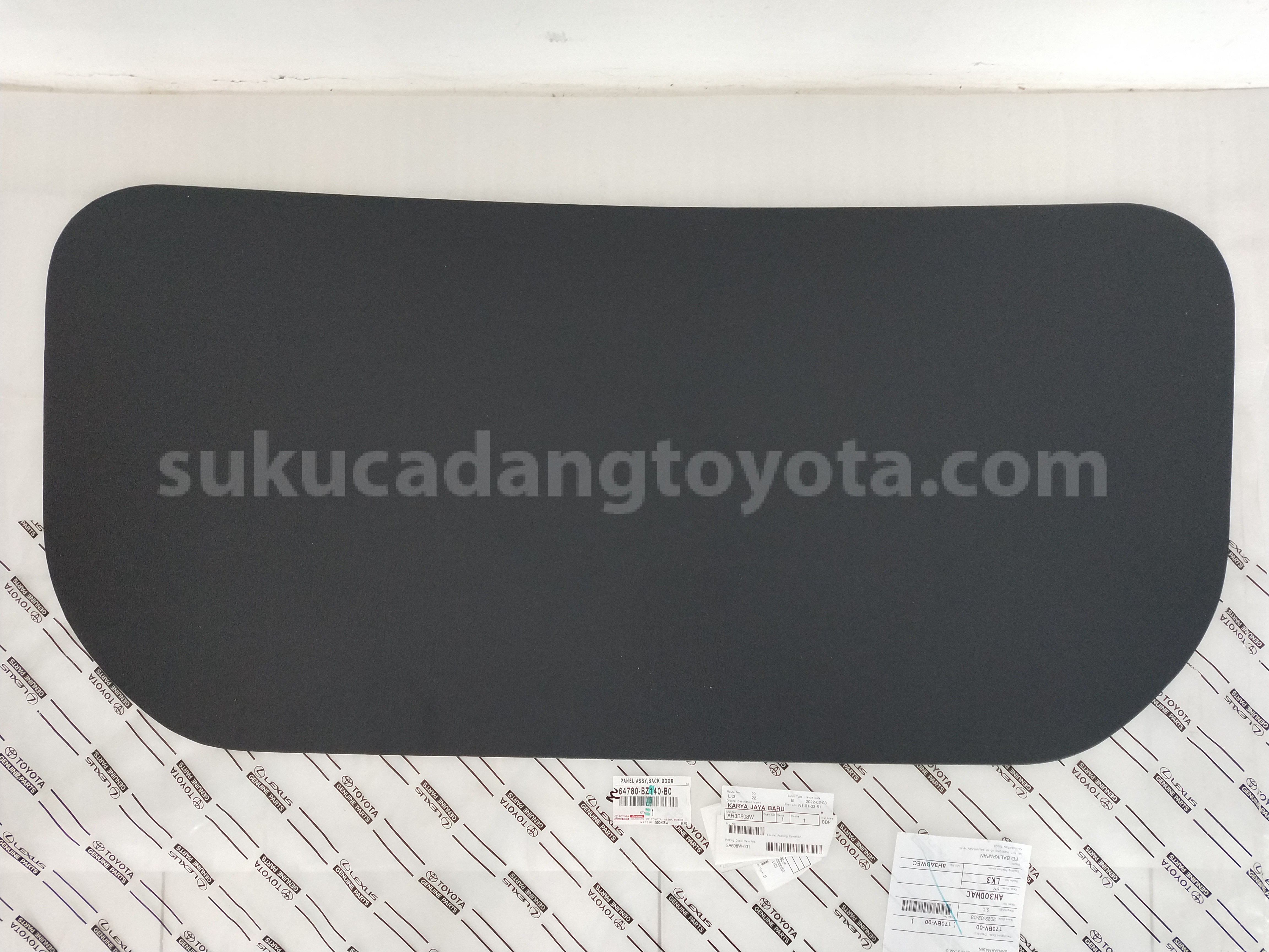 64780BZ140B0 PANEL ASSY,BACK DOOR - TOYOTA