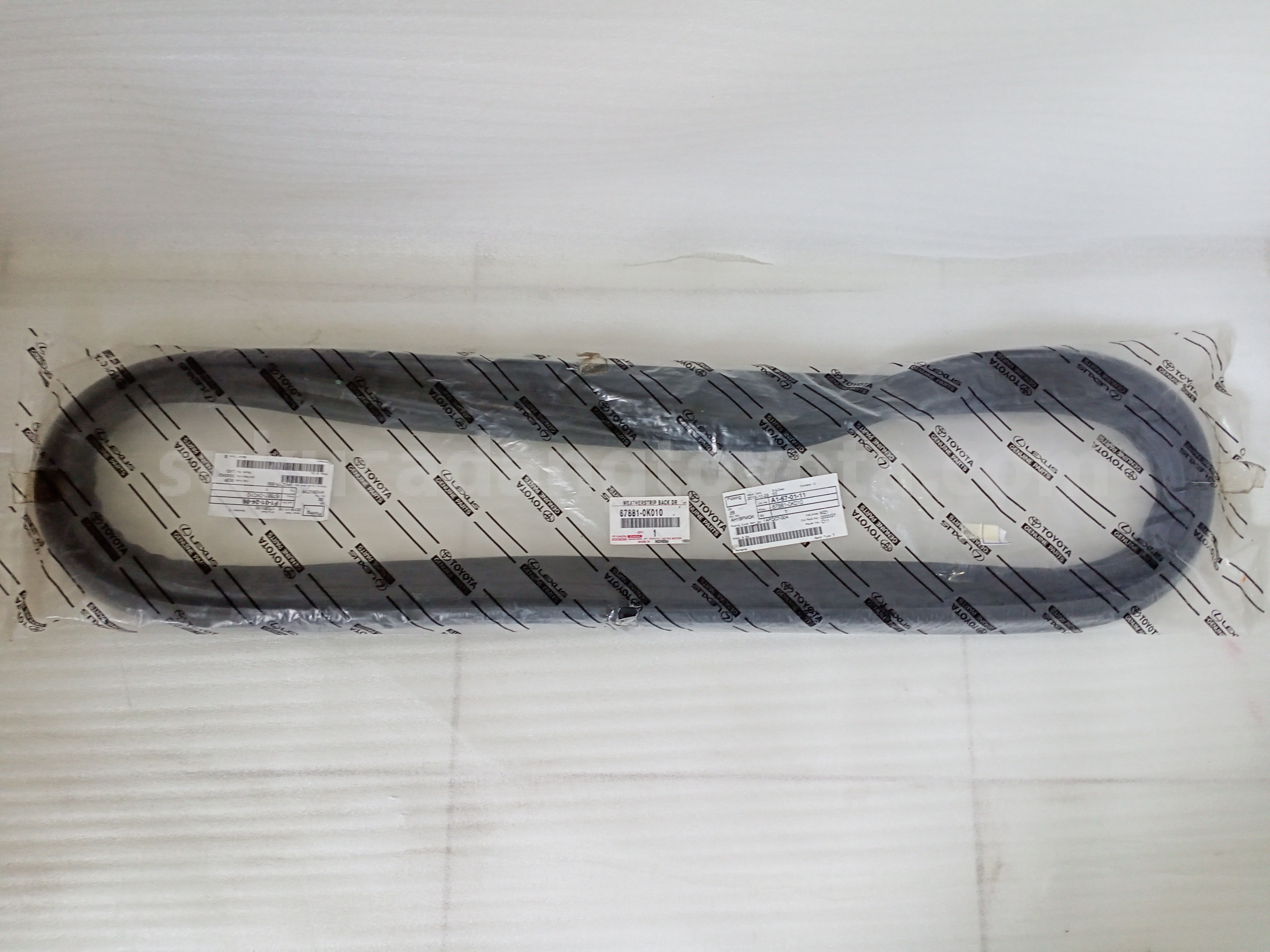678810K010 WEATHERSTRIP BACK DR - TOYOTA