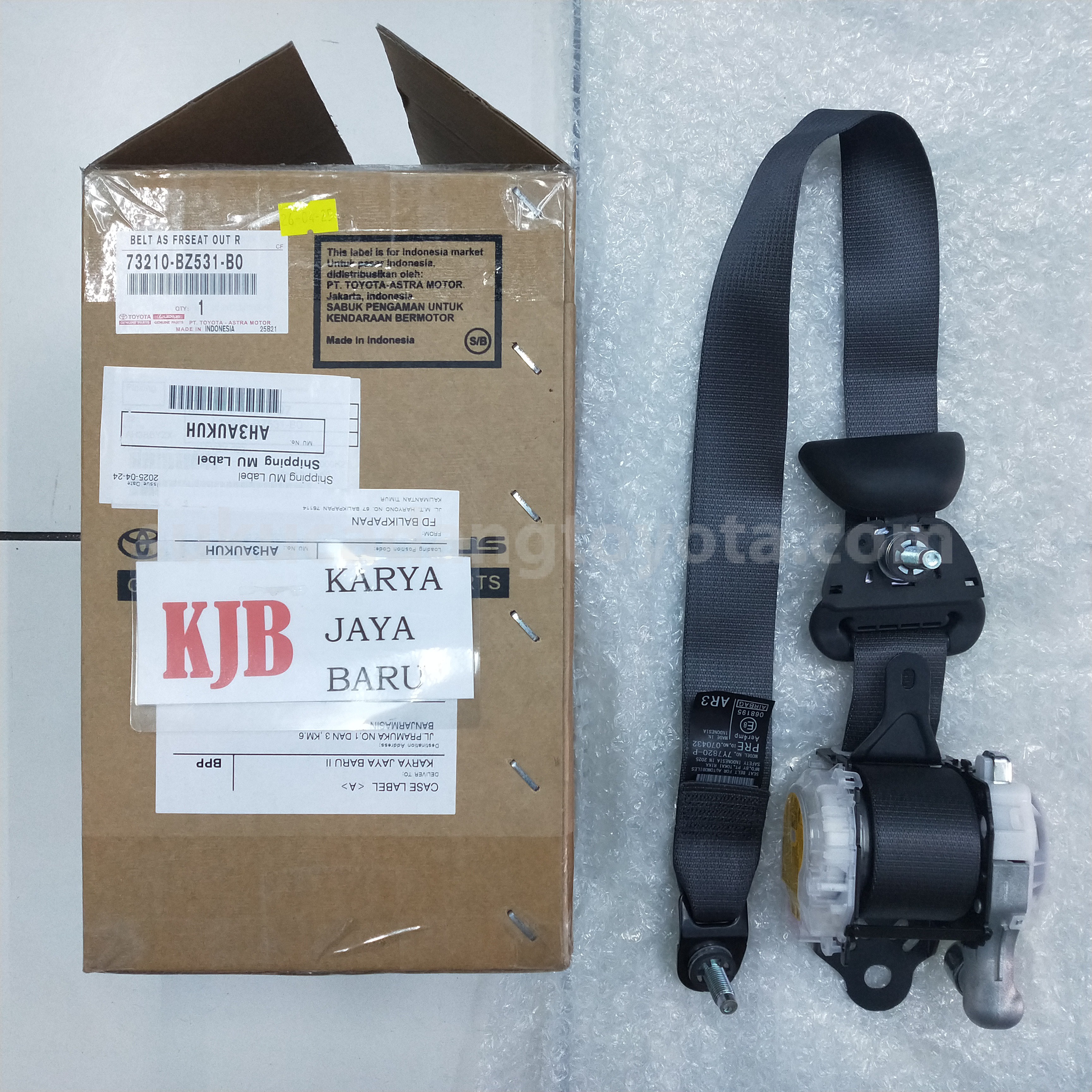 73210BZ531B0 BELT AS FRSEAT OUT R - TOYOTA