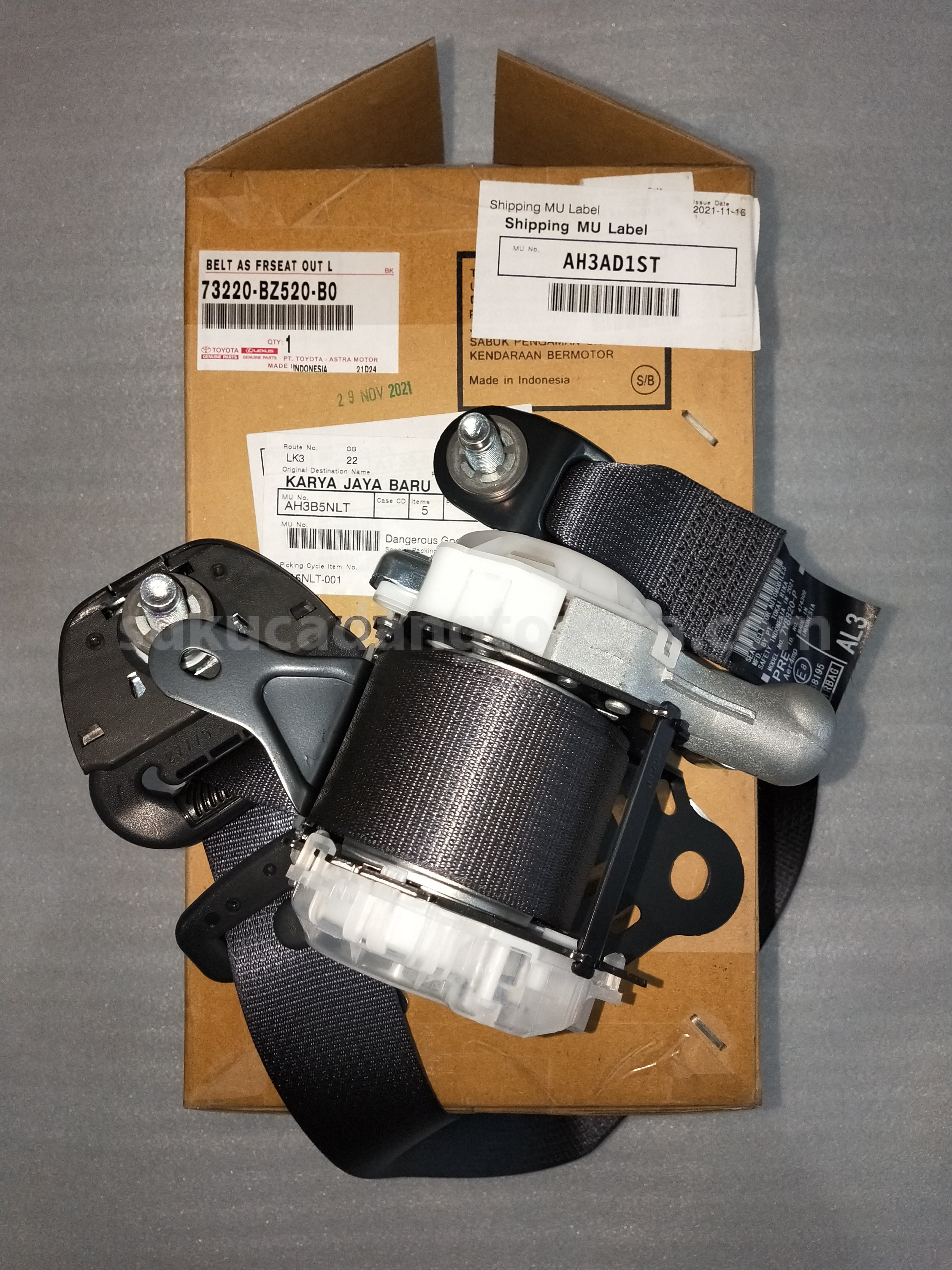 73220BZ520B0 BELT AS FRSEAT OUT L - TOYOTA