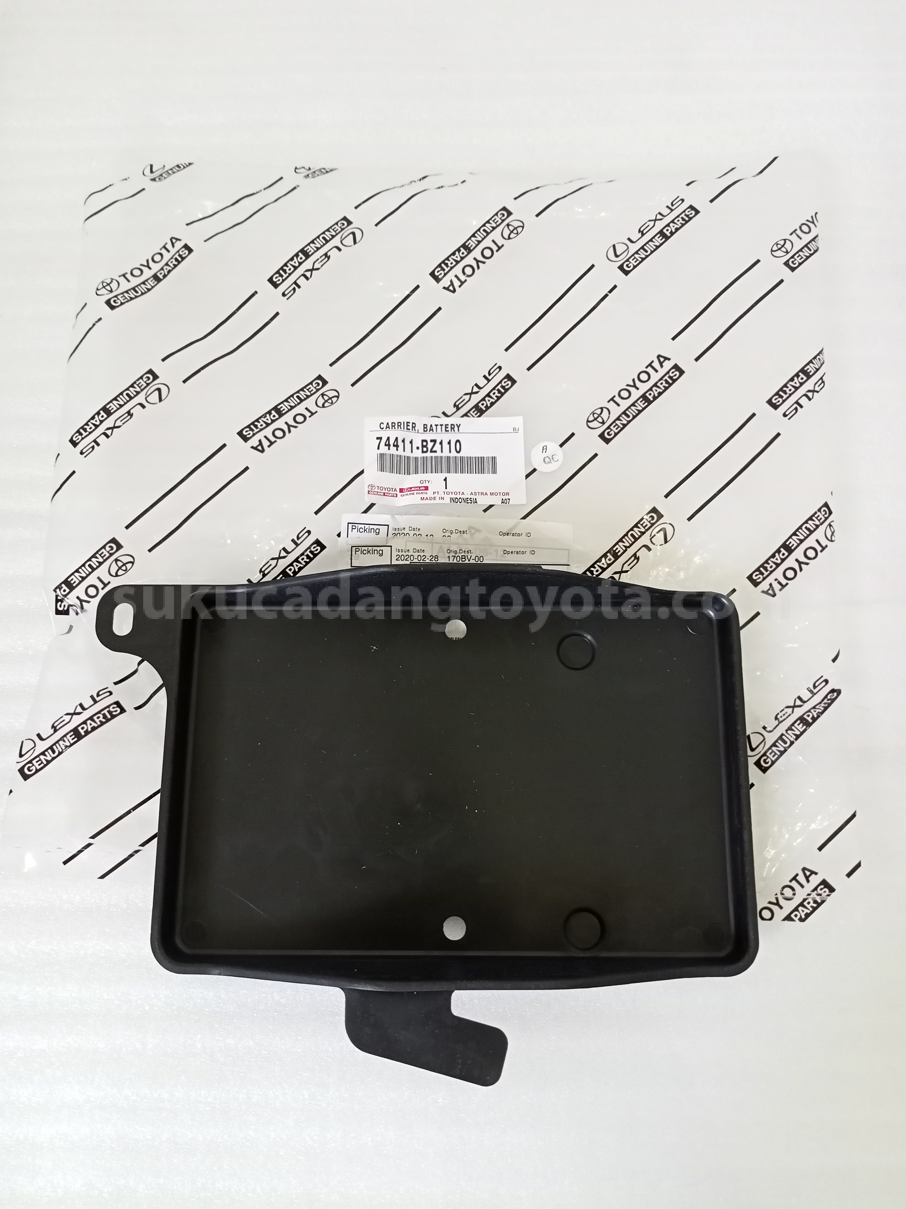74411BZ110 CARRIER, BATTERY - TOYOTA