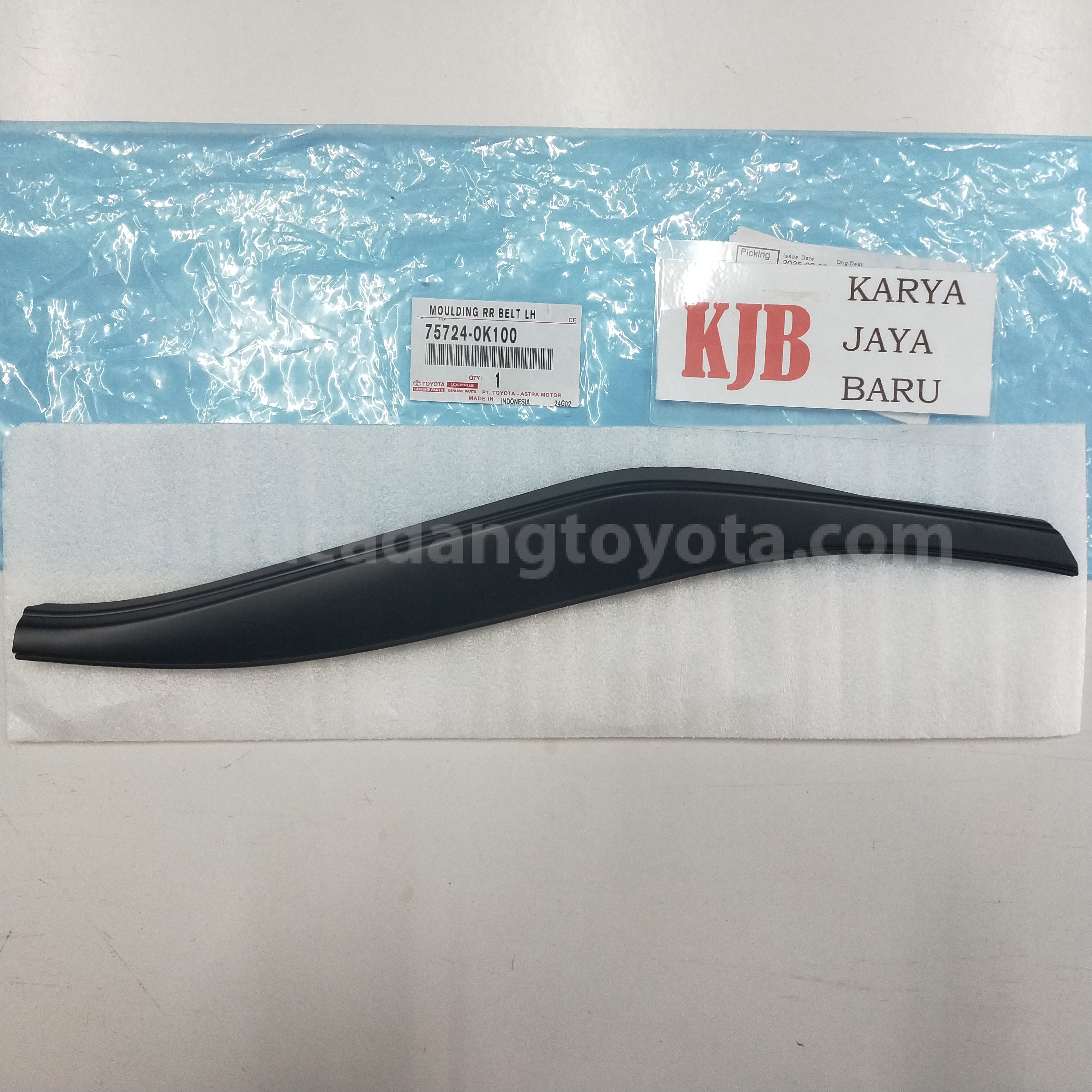 757240K100 MOULDING RR BELT LH - TOYOTA