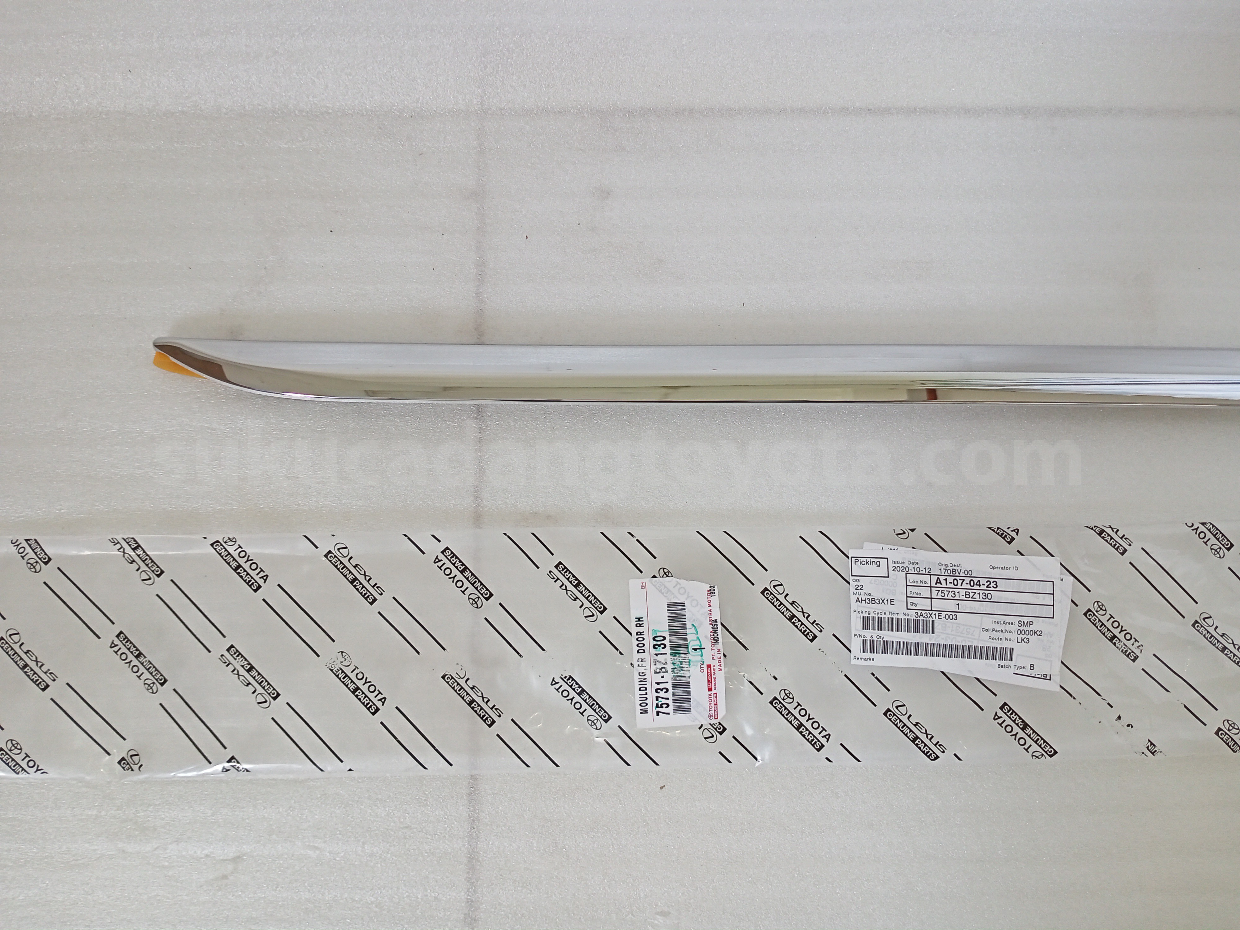 75731BZ130 MOULDING,FR DOOR RH - TOYOTA