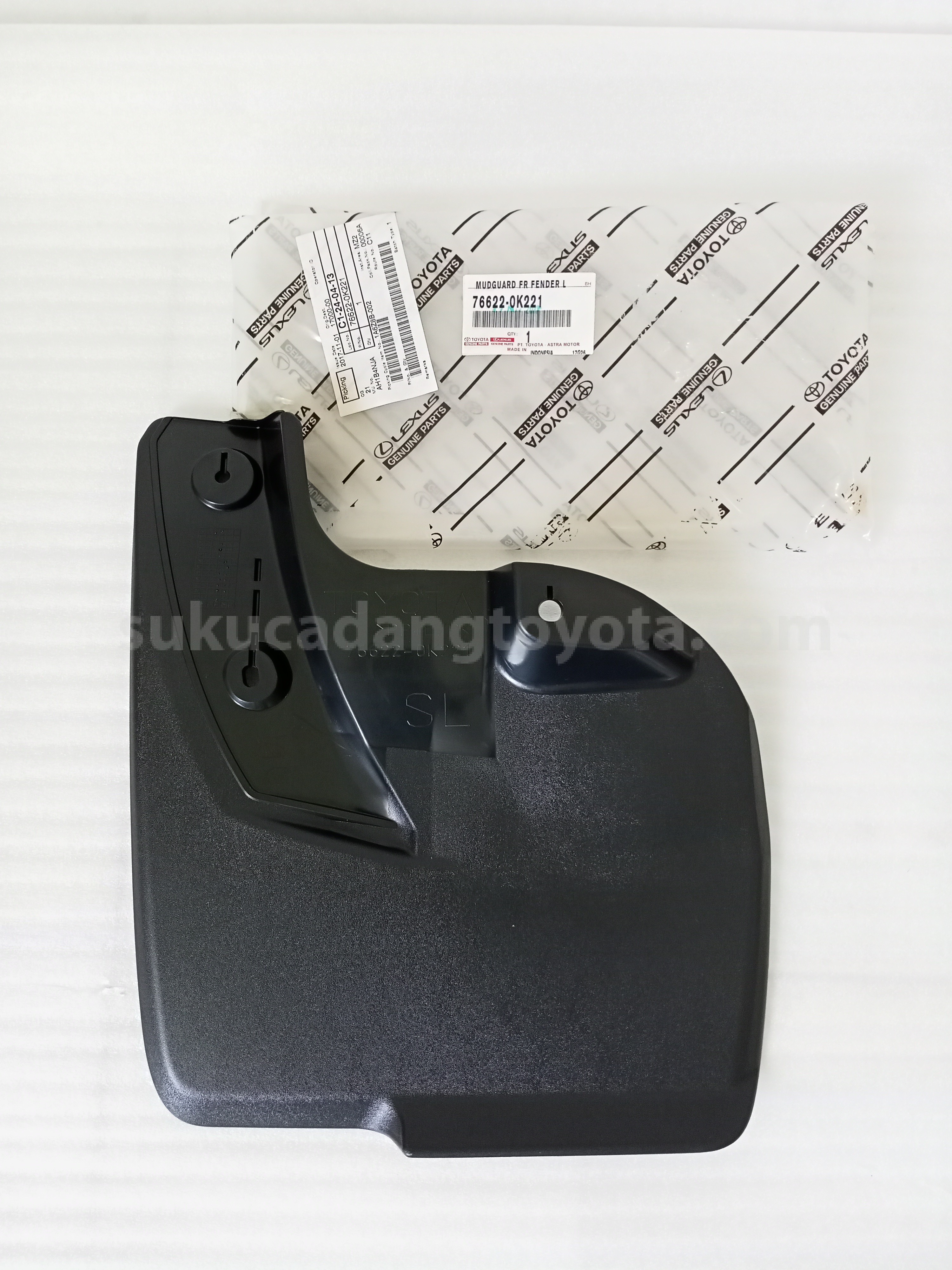 766220K221 MUDGUARD FR FENDER L - TOYOTA