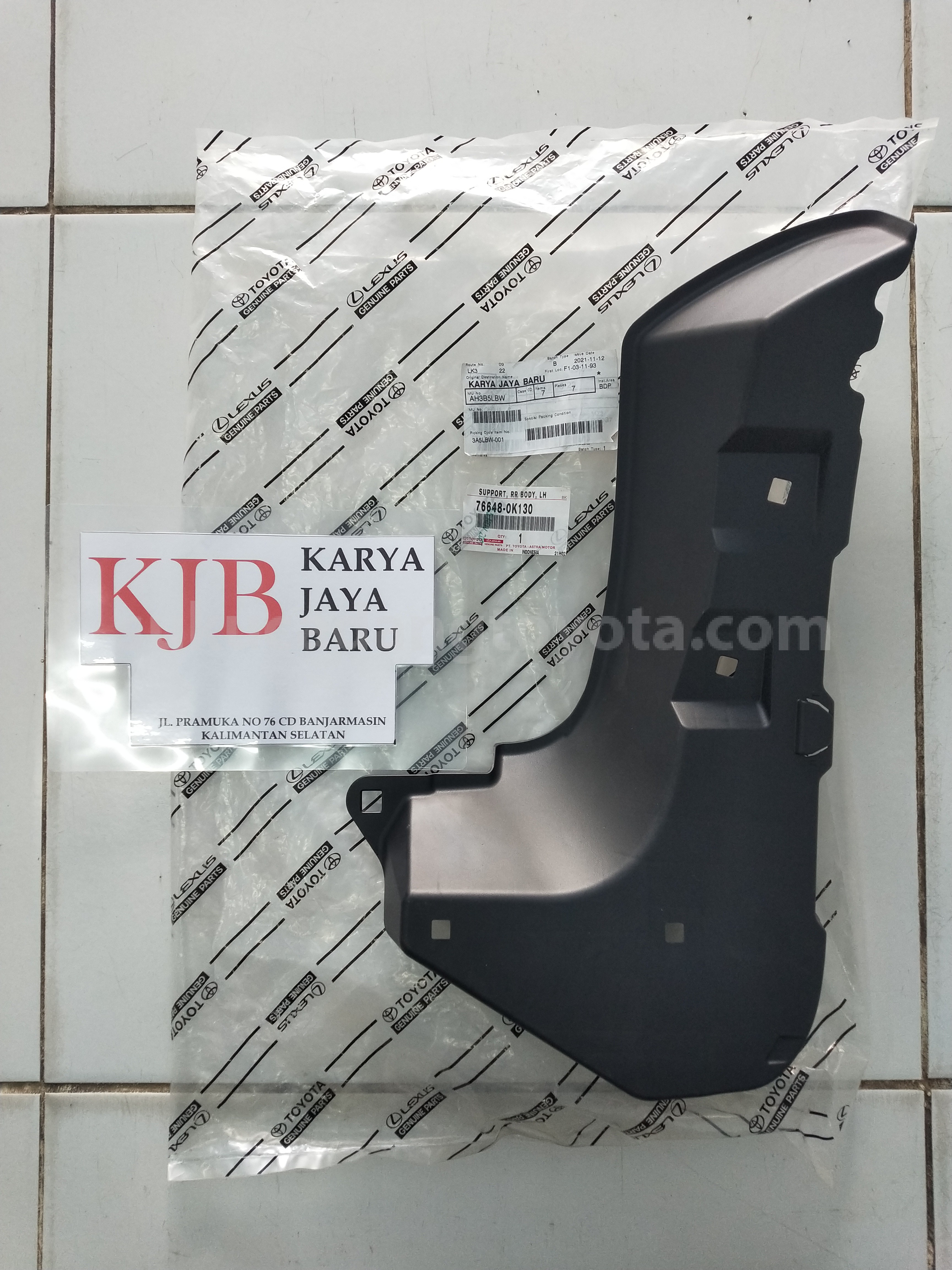 766480K130 SUPPORT, RR BODY, LH - TOYOTA