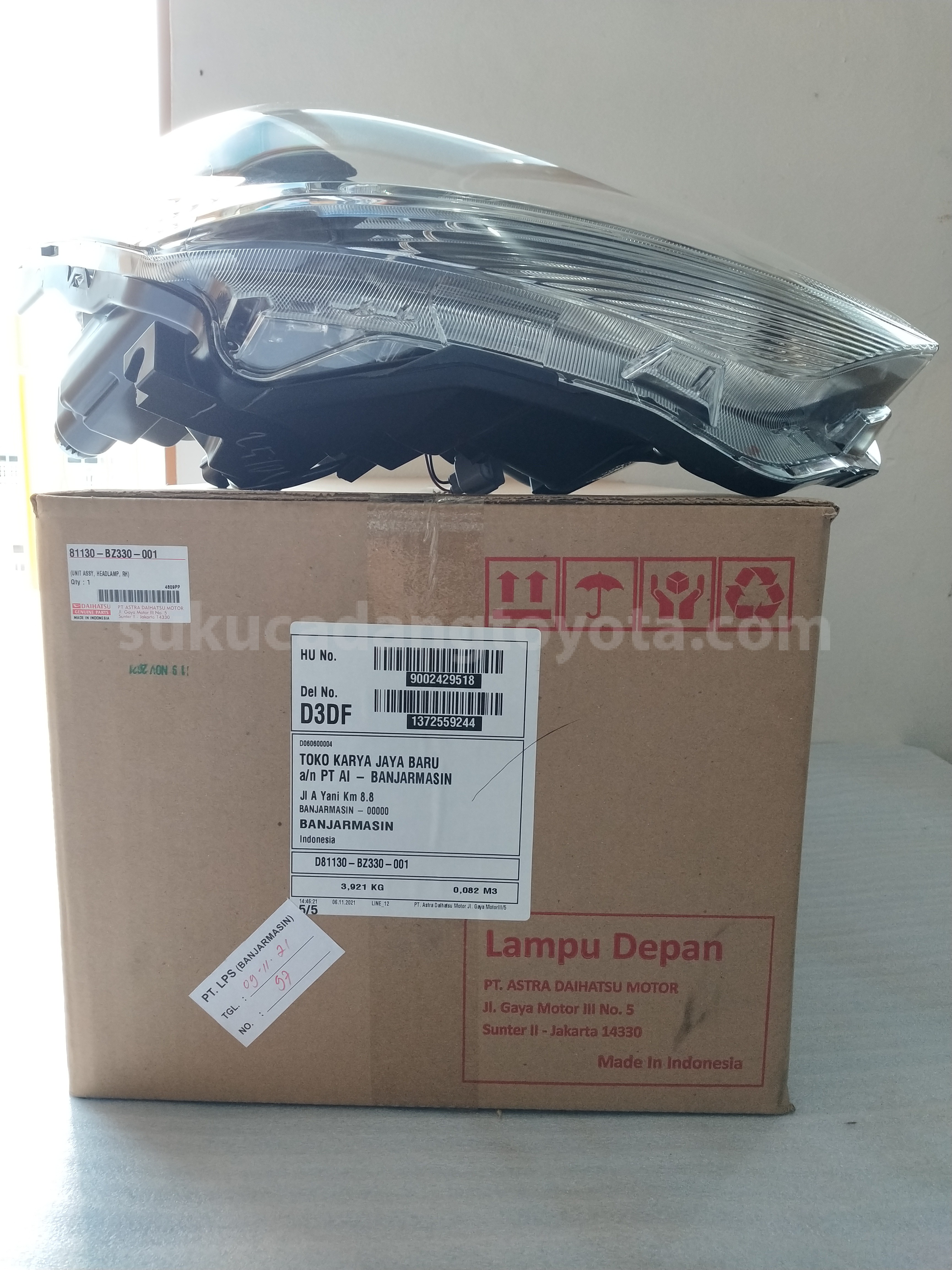 81130BZ330 UNIT A/S HEADLAMP RH - TOYOTA