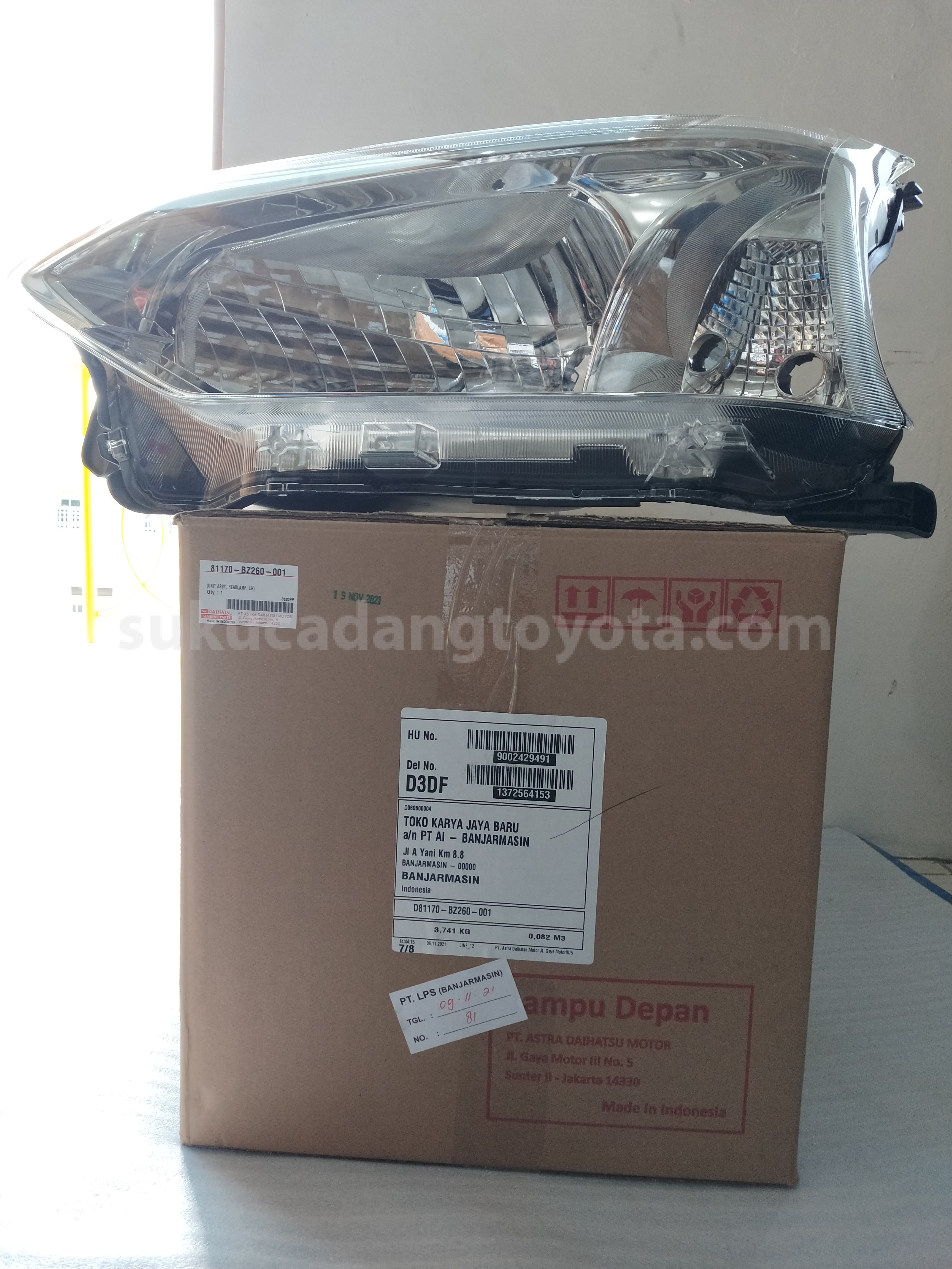 81170BZ260 UNIT A/S HEADLAMP LH - TOYOTA