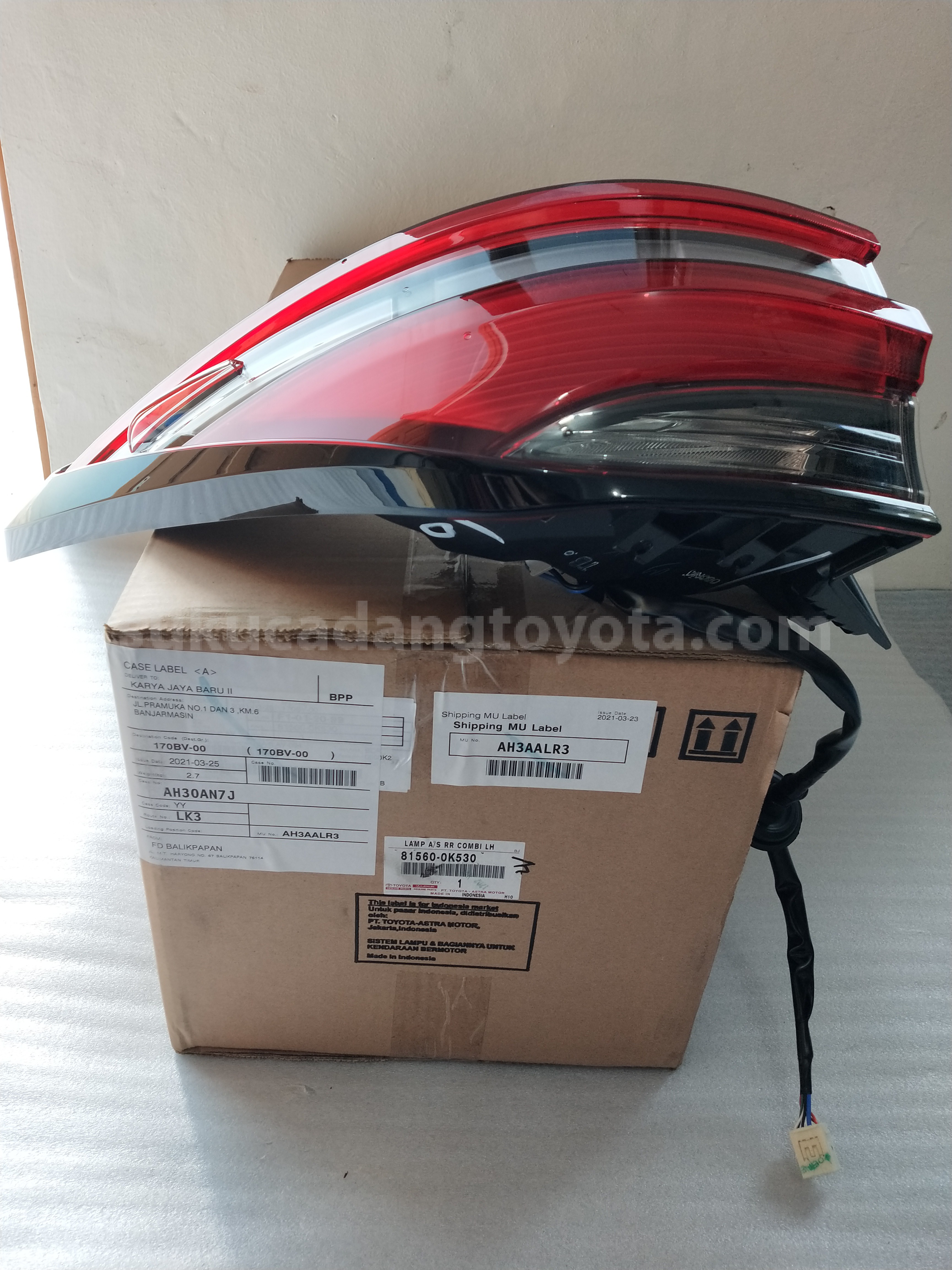 815600K530 LAMP A/S RR COMBI LH - TOYOTA