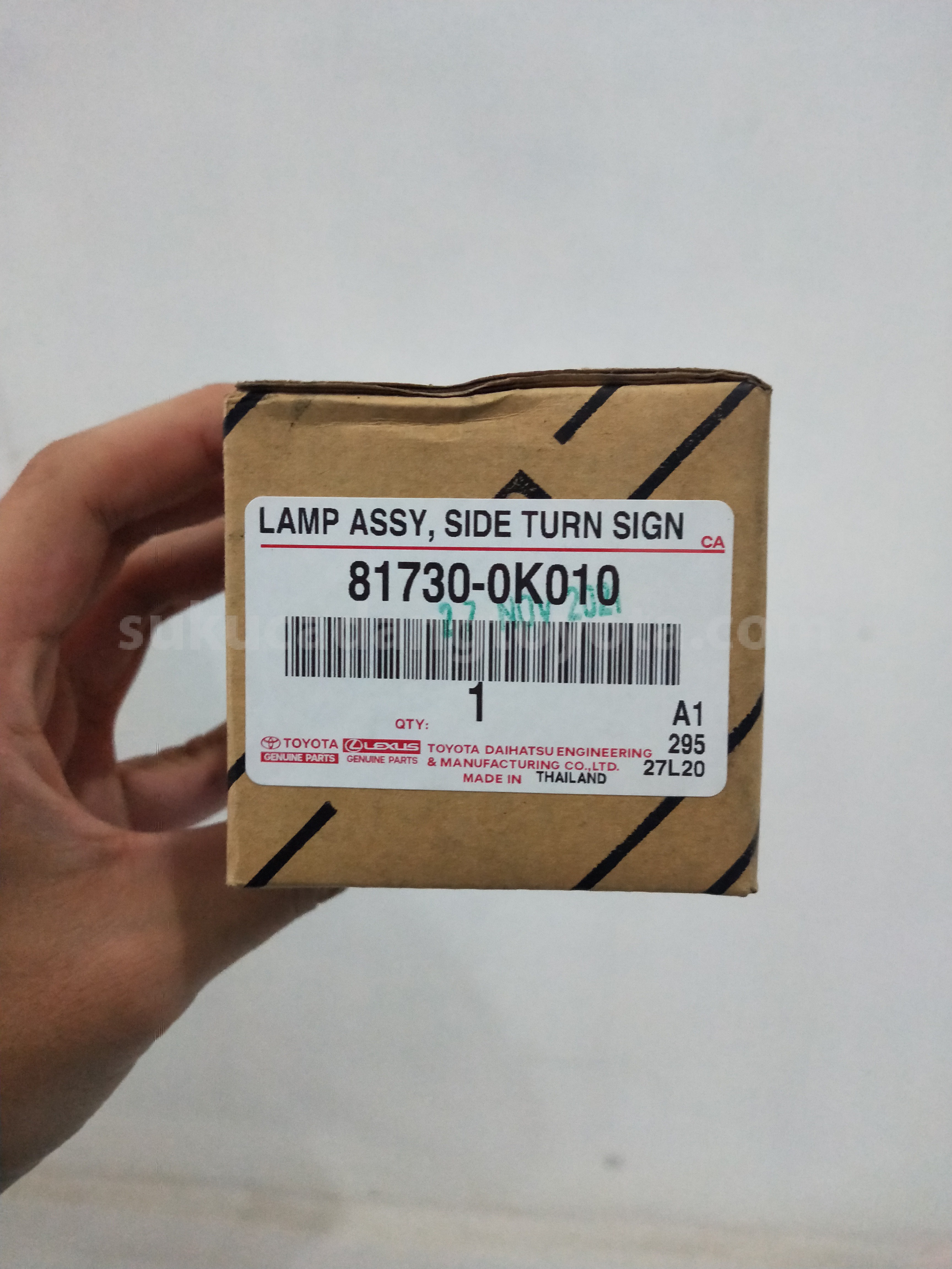 817300K010 LAMP A/S SD TURN RH - TOYOTA