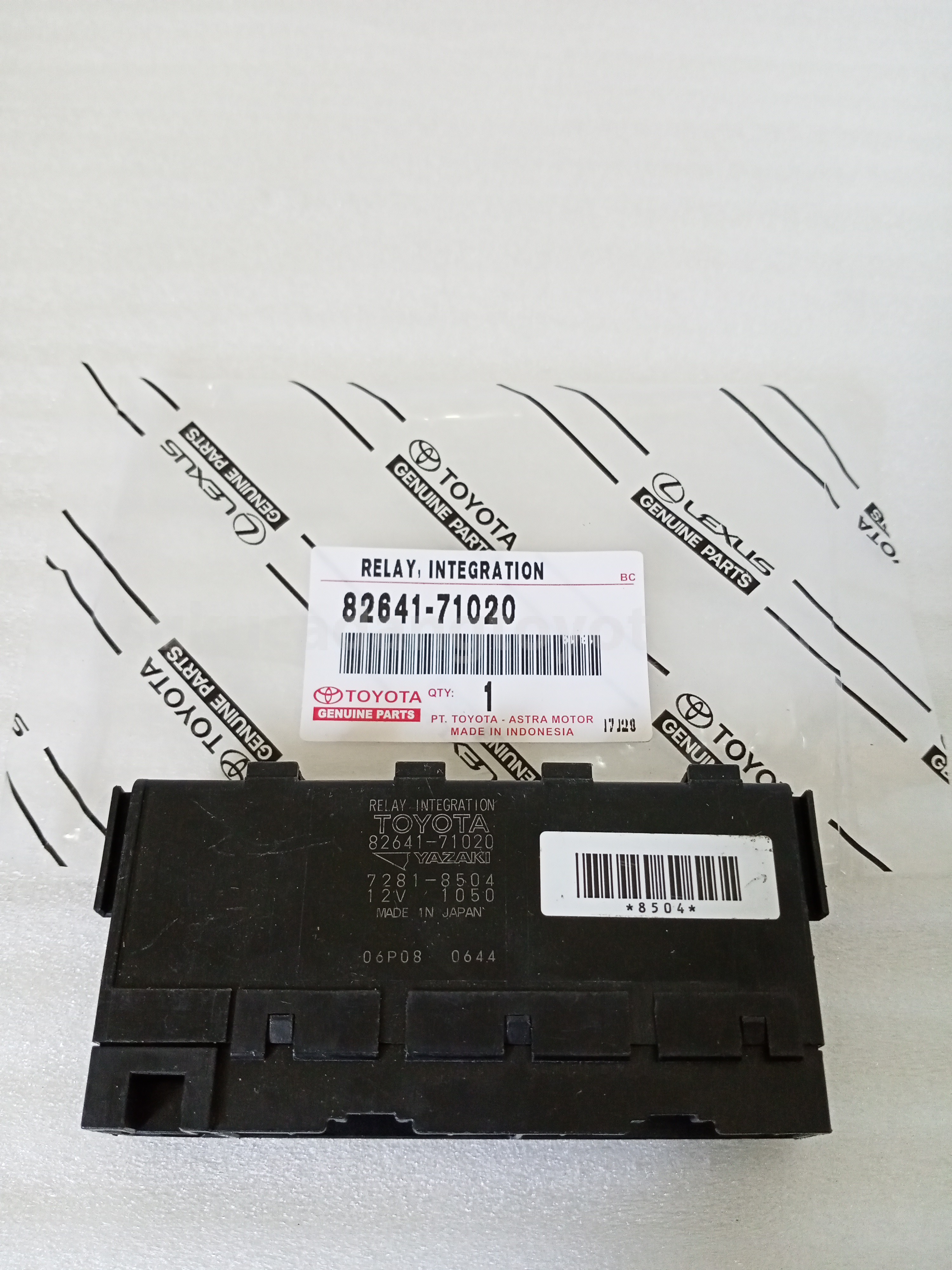 8264171020 RELAY, INTEGRATION - TOYOTA