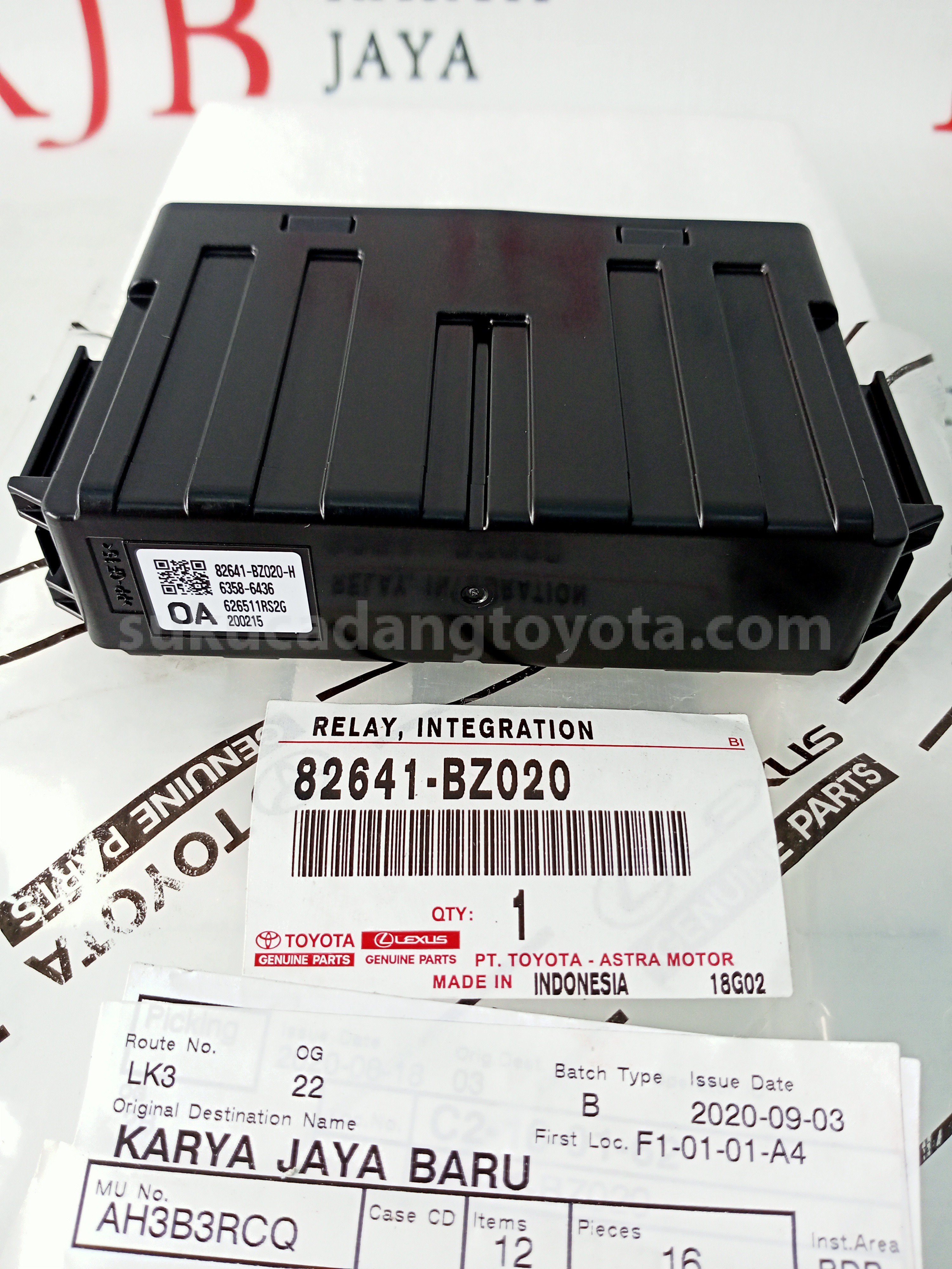 82641BZ020 RELAY, INTEGRATION - TOYOTA