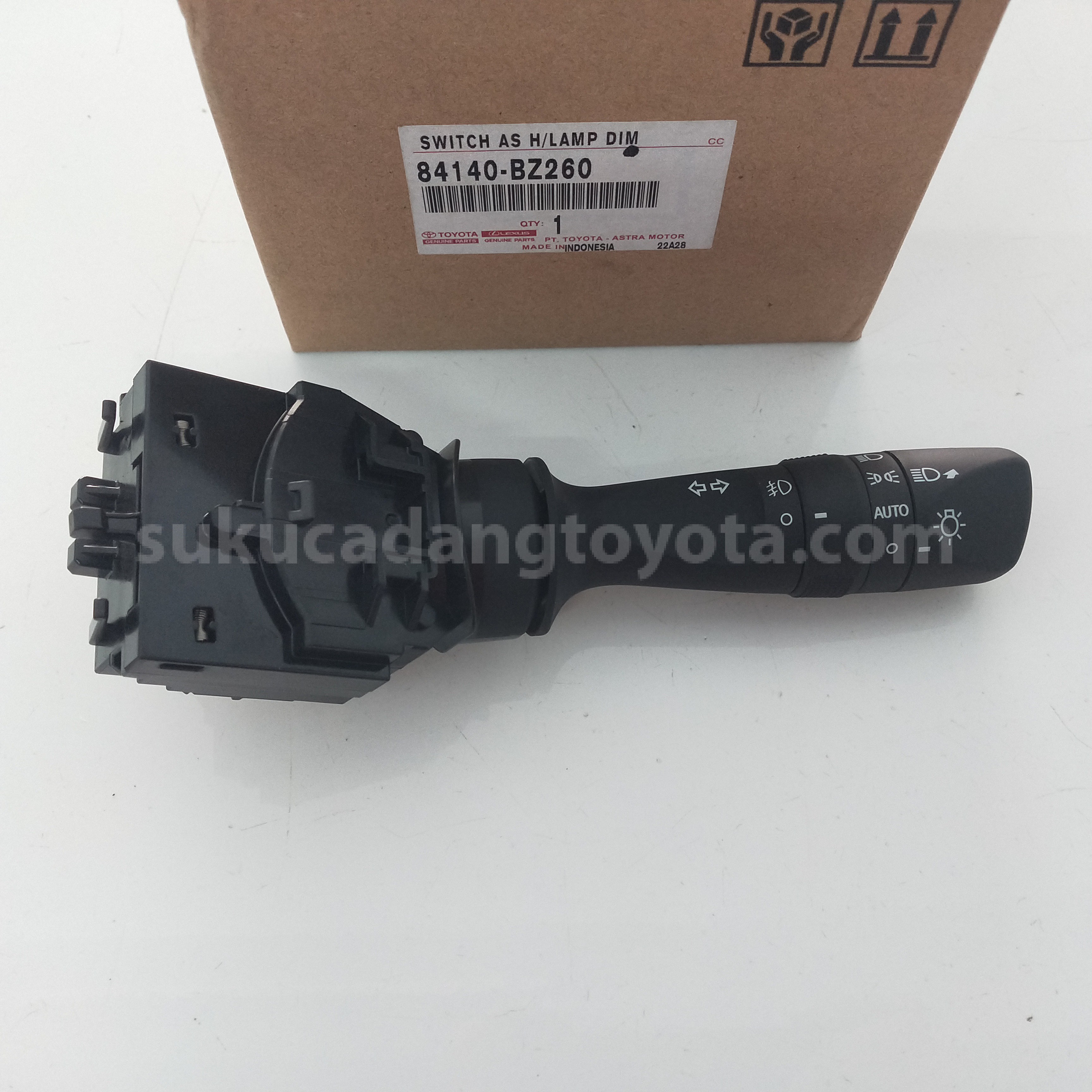 84140BZ260 SWITCH AS H/LAMP DIM - TOYOTA
