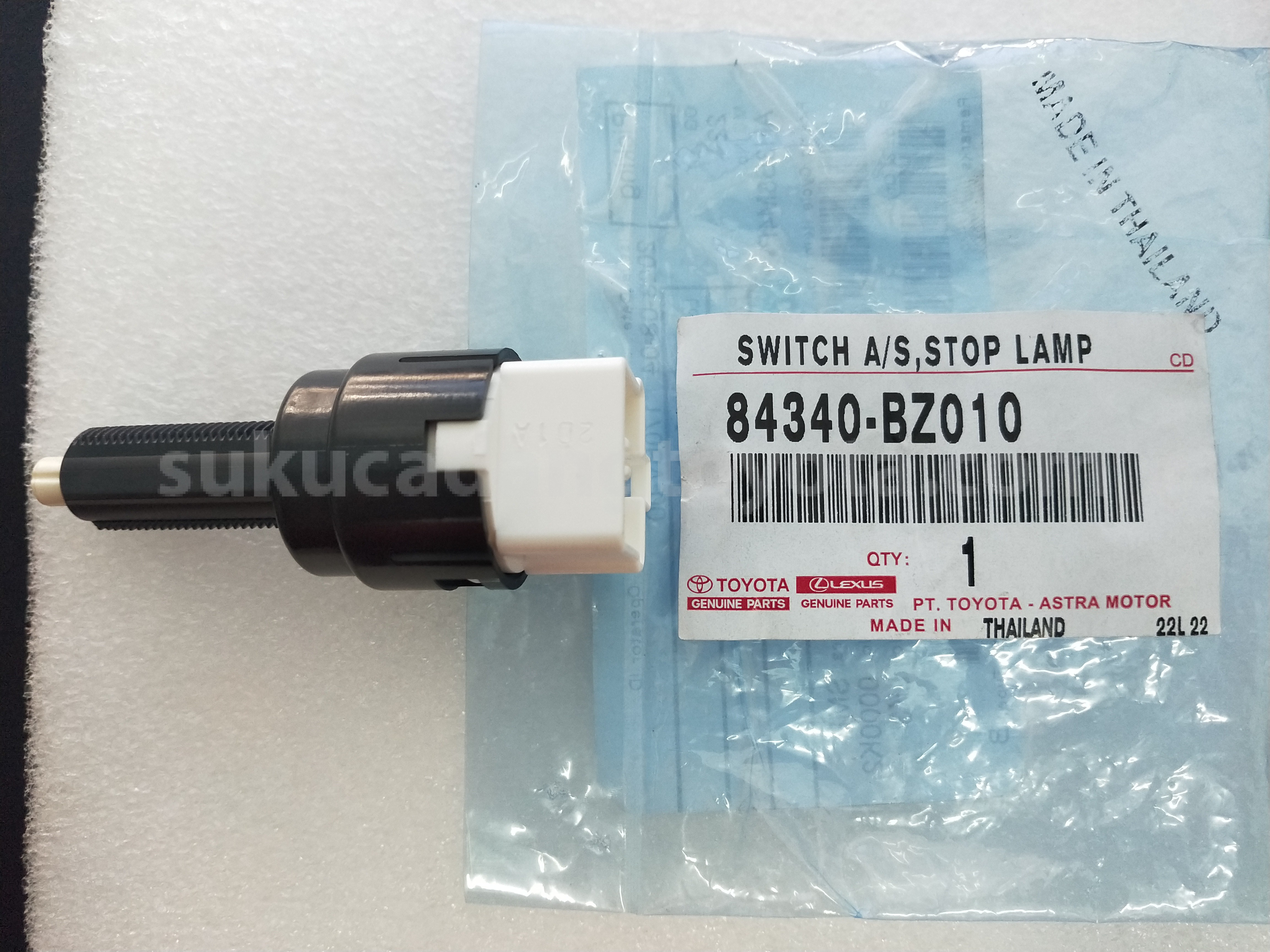 84340BZ010 SWITCH A/S,STOP LAMP - TOYOTA