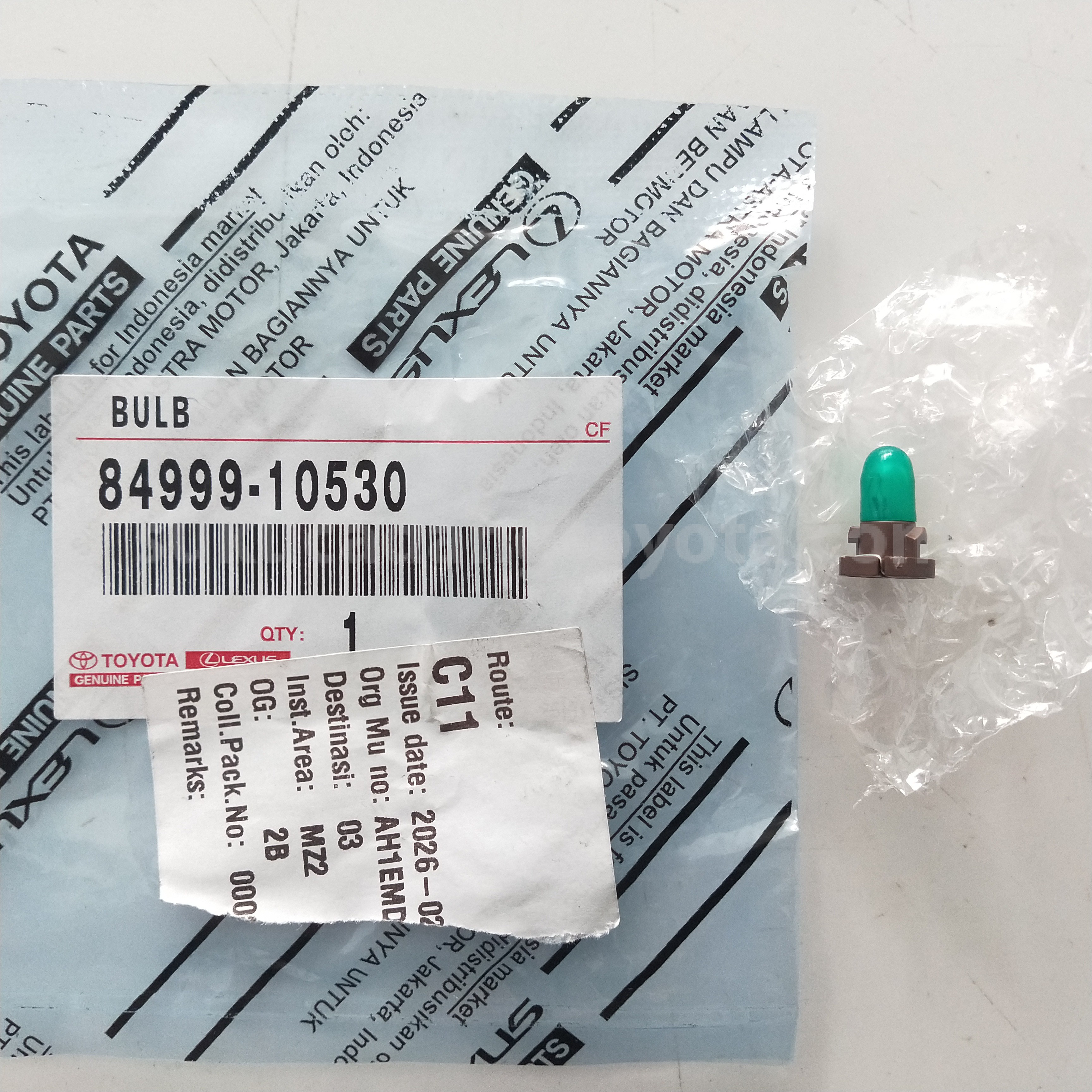 8499910530 BULB - TOYOTA