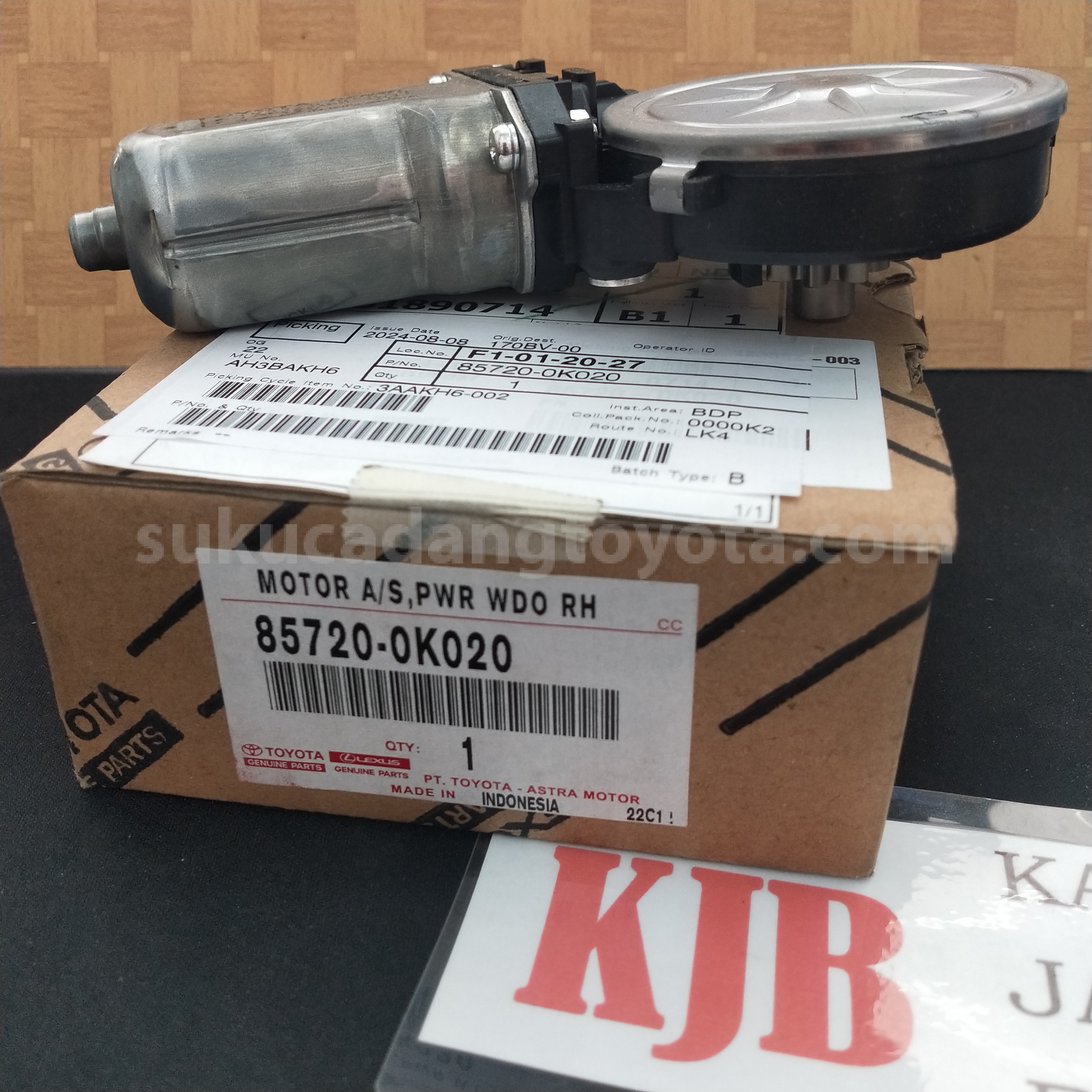 857200K020 MOTOR A/S,PWR WDO LH - TOYOTA