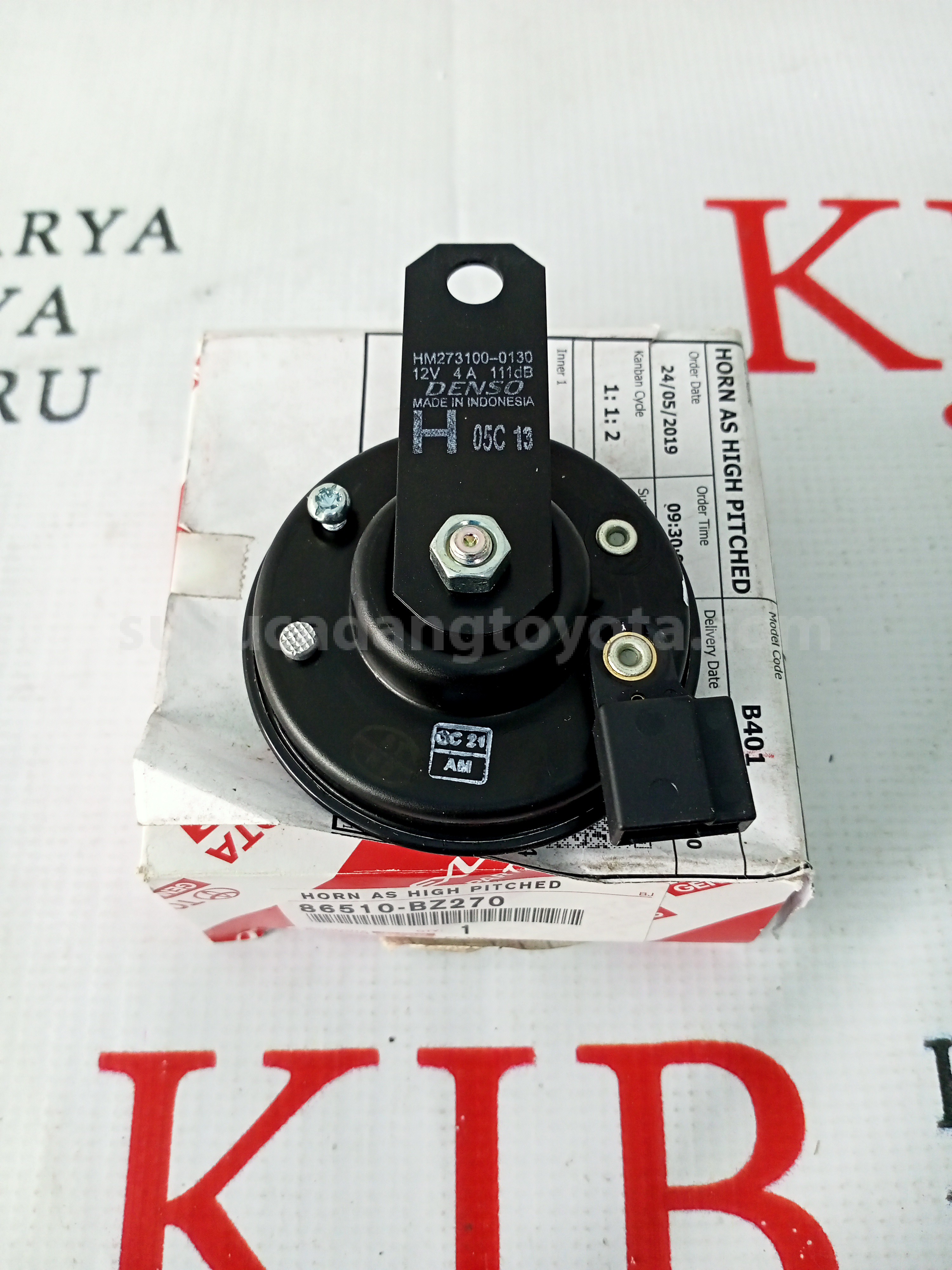 86510BZ270 HORN AS HIGH PITCHED - TOYOTA