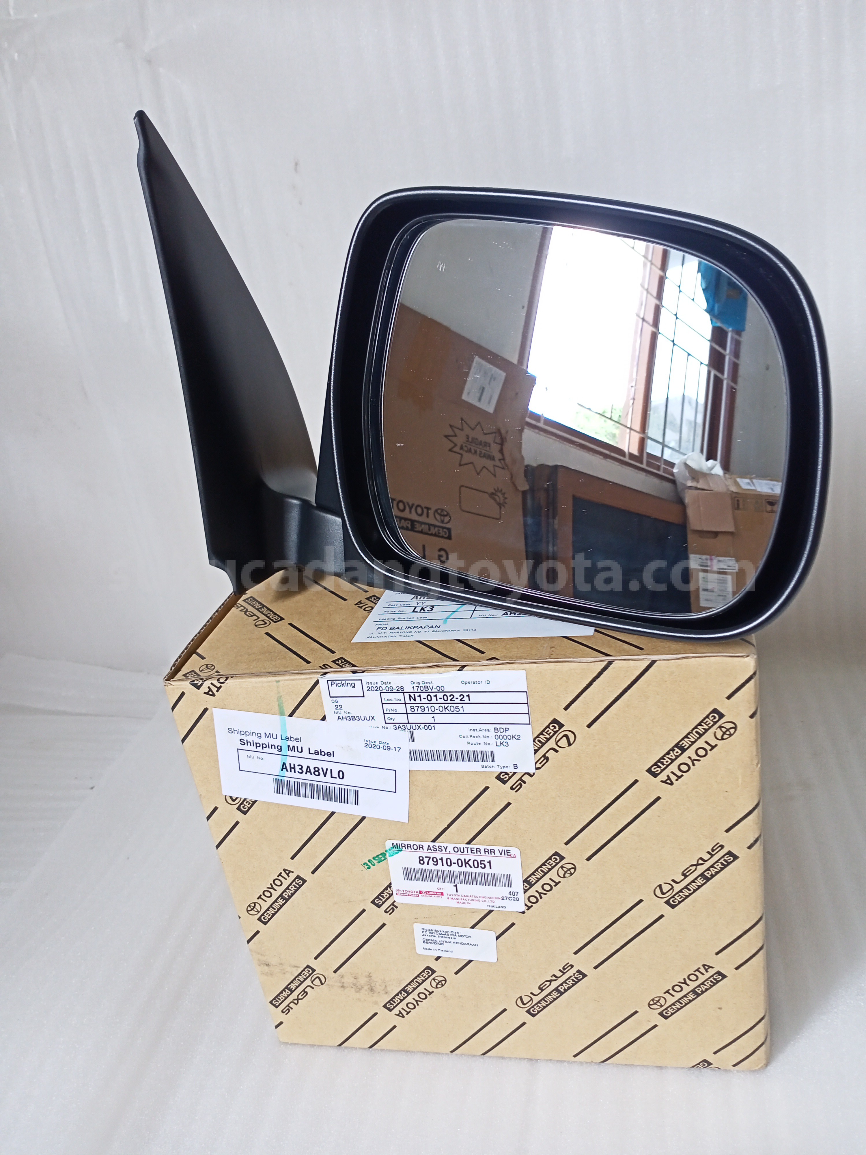 879100K051 MIRROR ASSY, OUTER R - TOYOTA