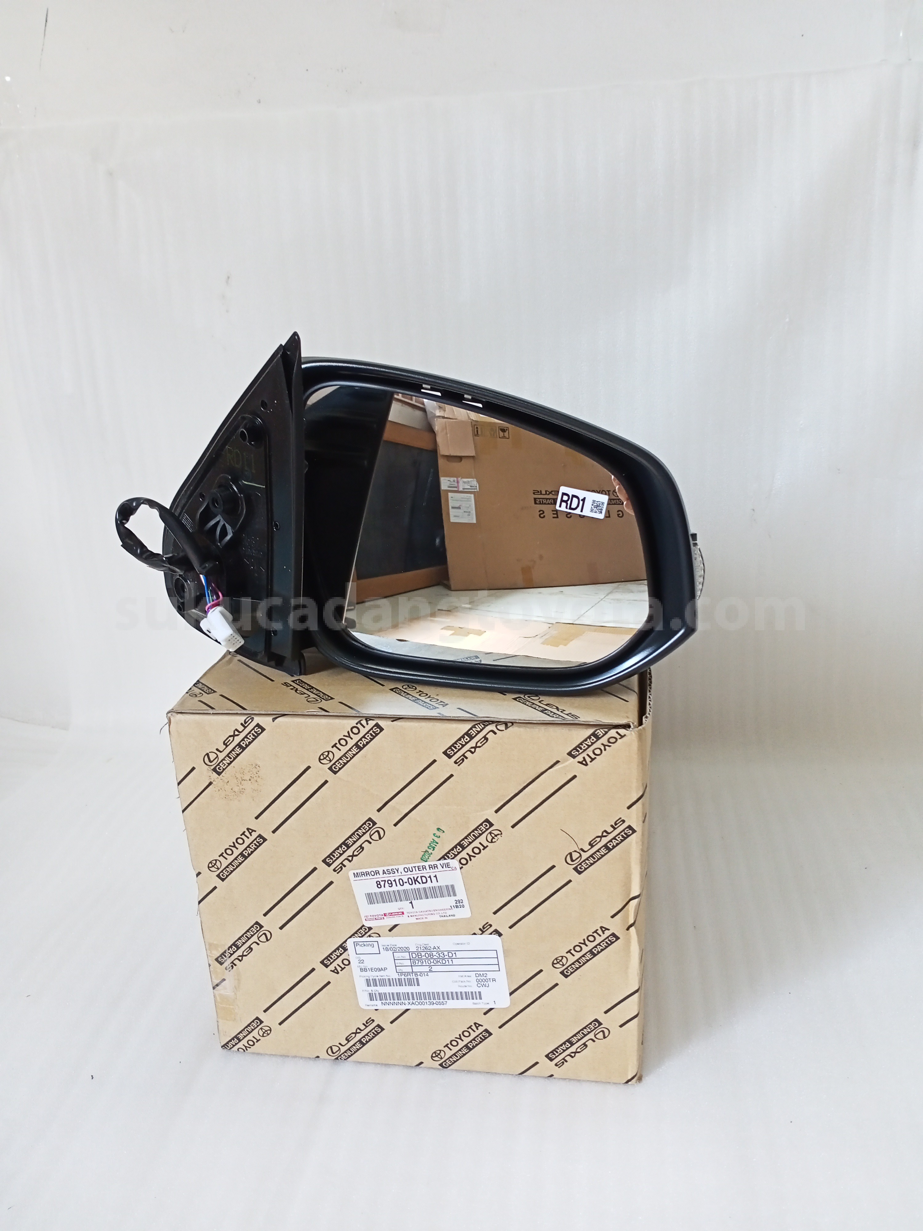 879100KD11 MIRROR ASSY, OUTER R - TOYOTA