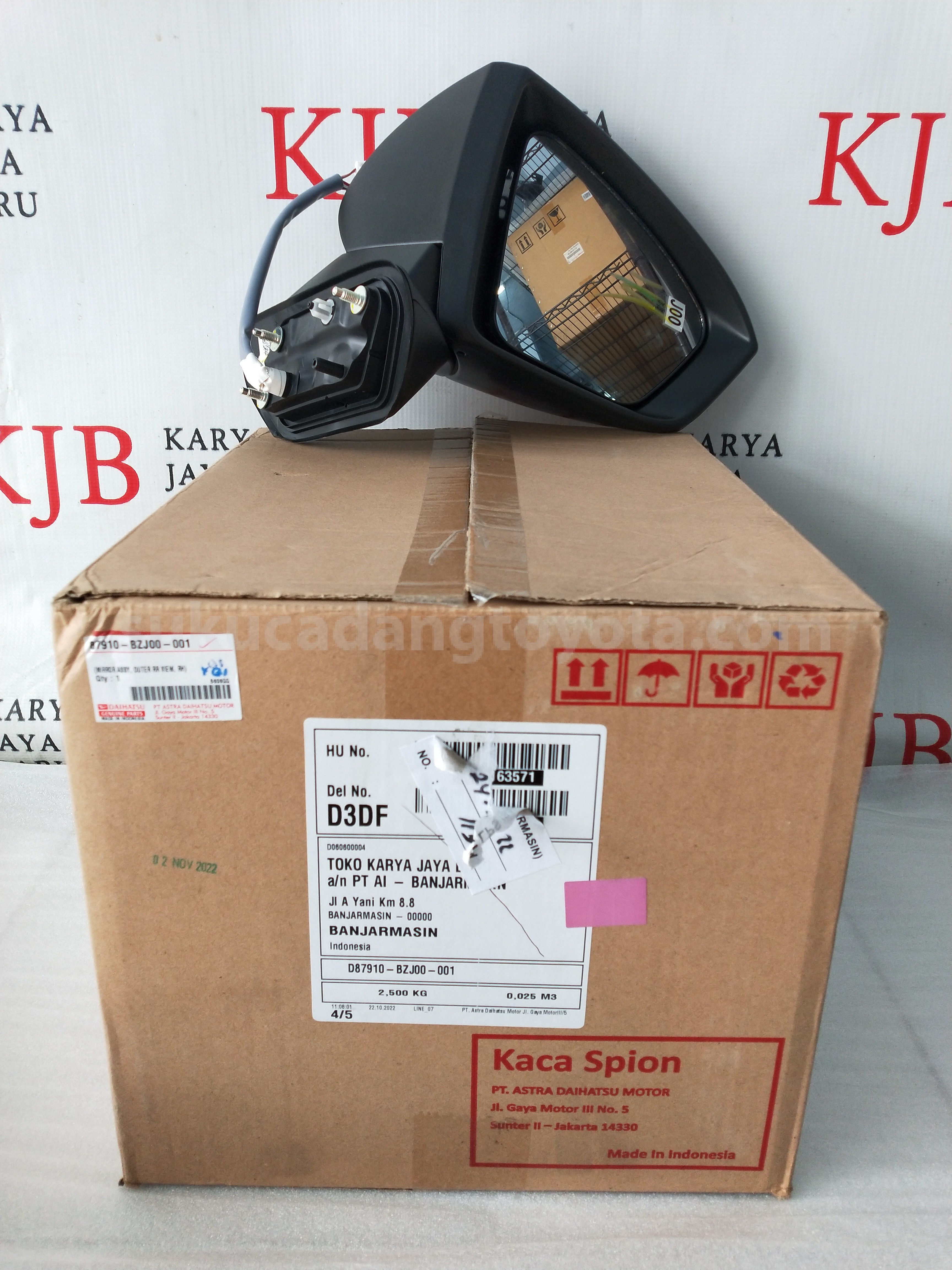 87910BZJ00 MIRROR A/S OUT RR RH - TOYOTA