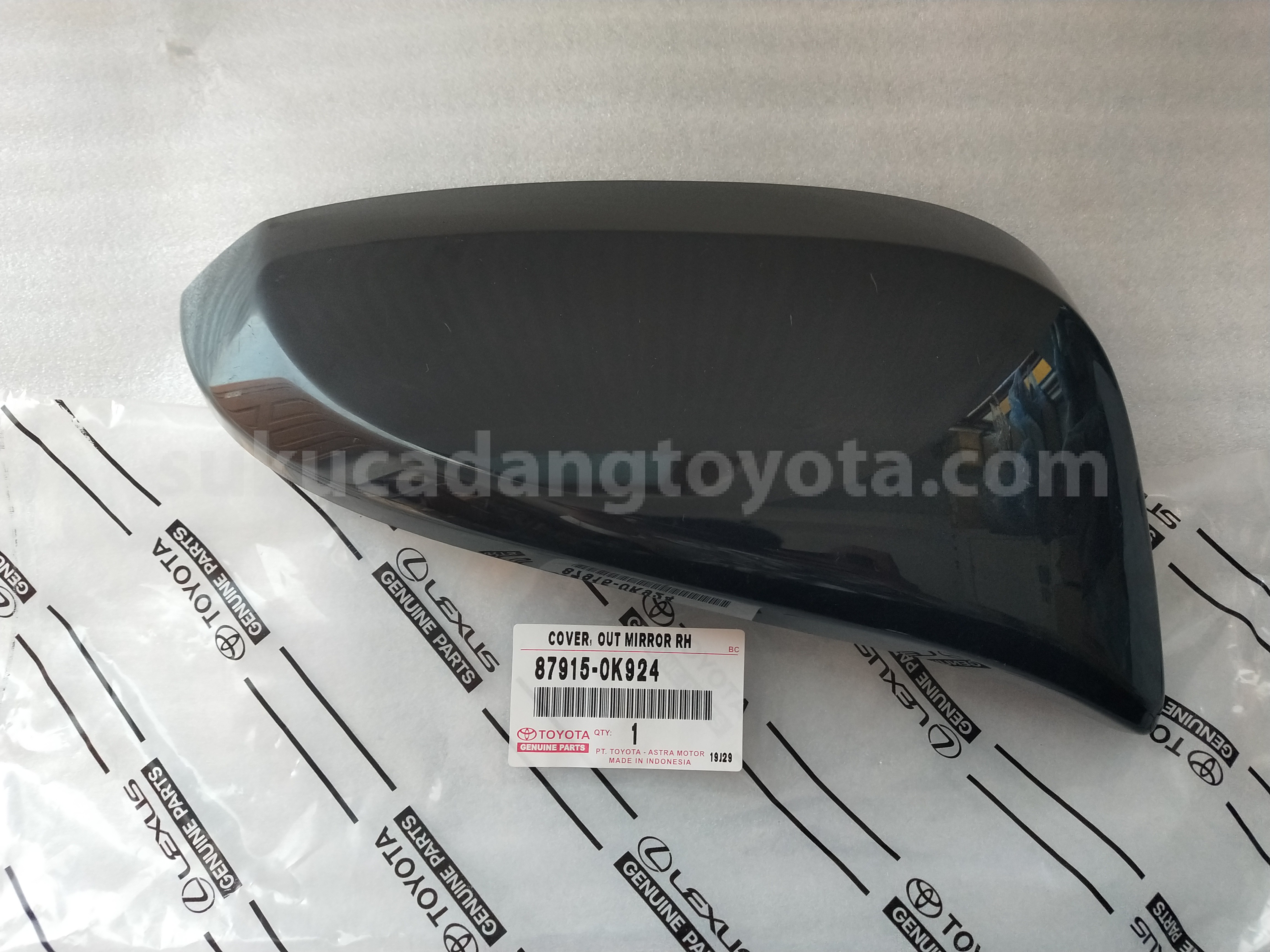 879150K924 COVER, OUT MIRROR RH - TOYOTA