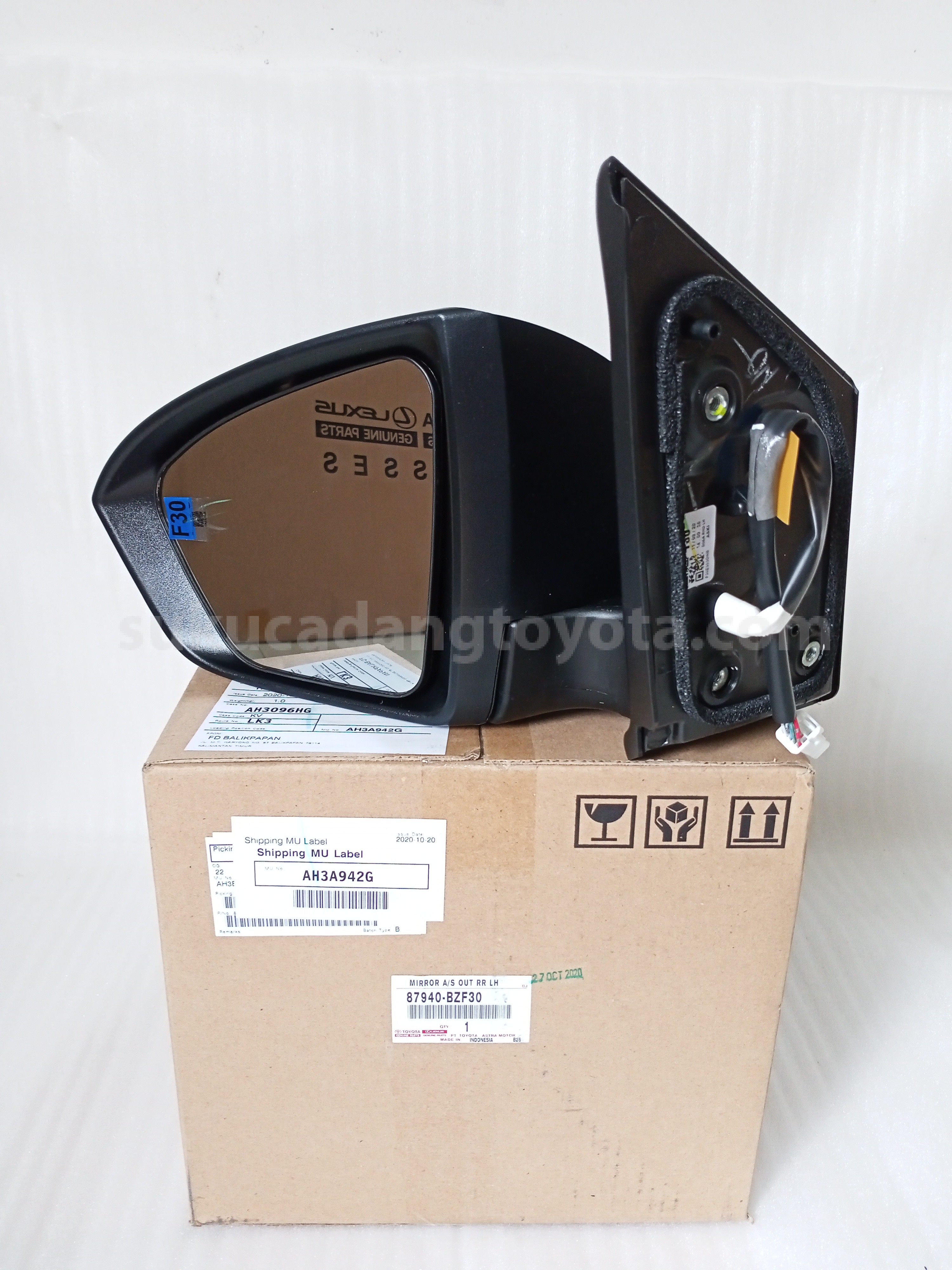 87940BZF30 MIRROR A/S OUT RR LH - TOYOTA