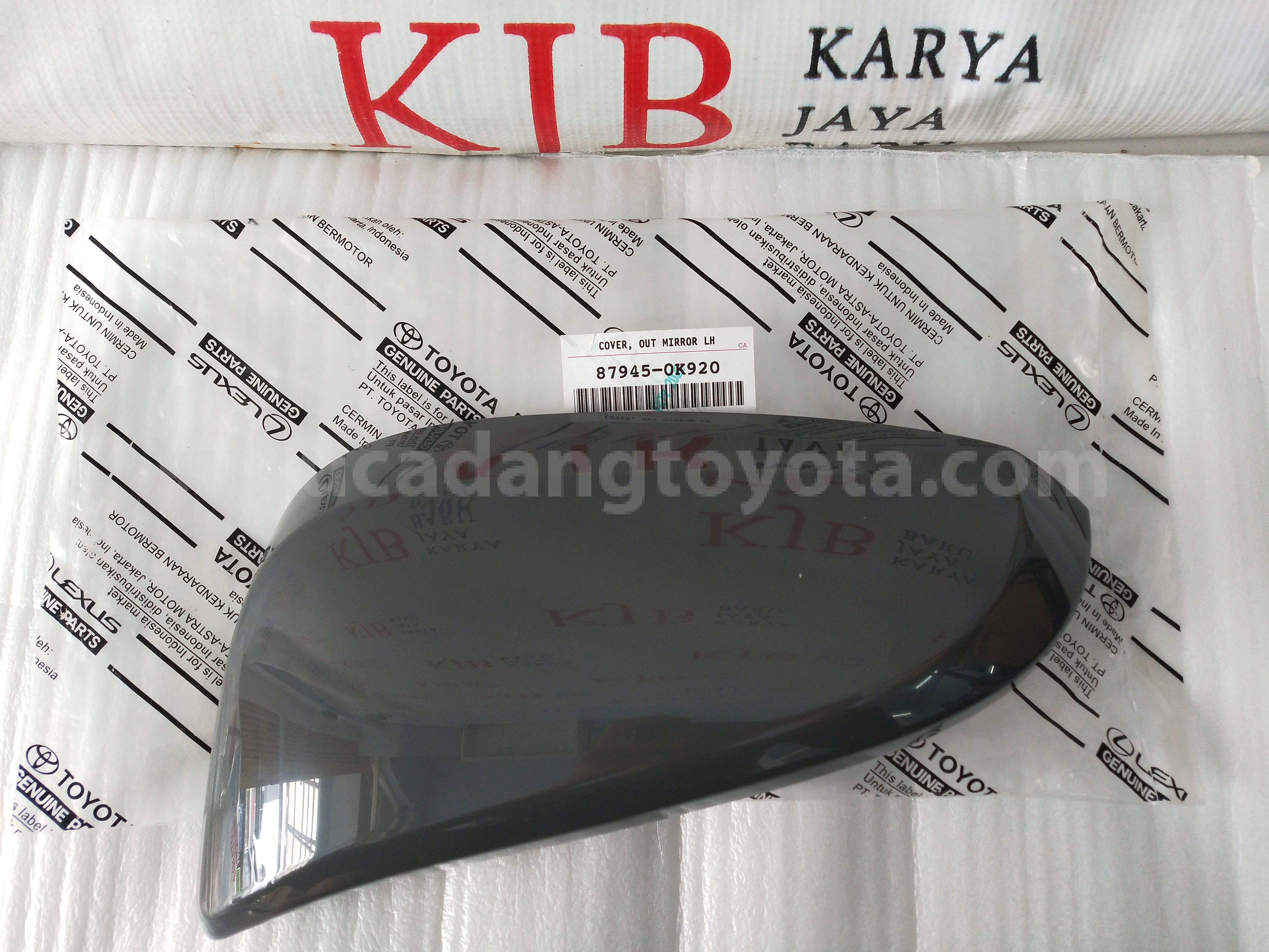 879450K920 COVER, OUT MIRROR LH - TOYOTA