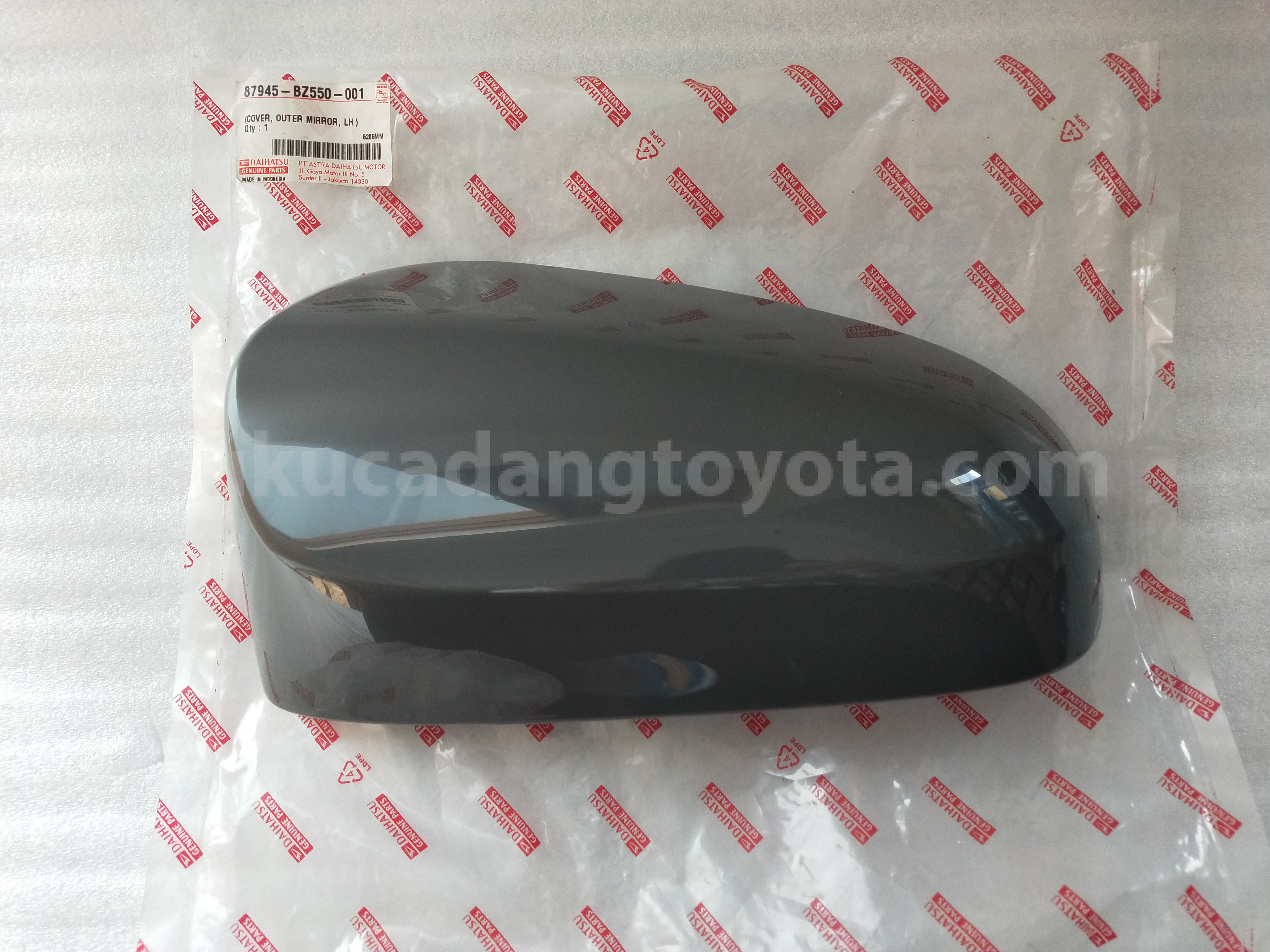 87945BZ550 COVER, OUT MIRROR LH - TOYOTA