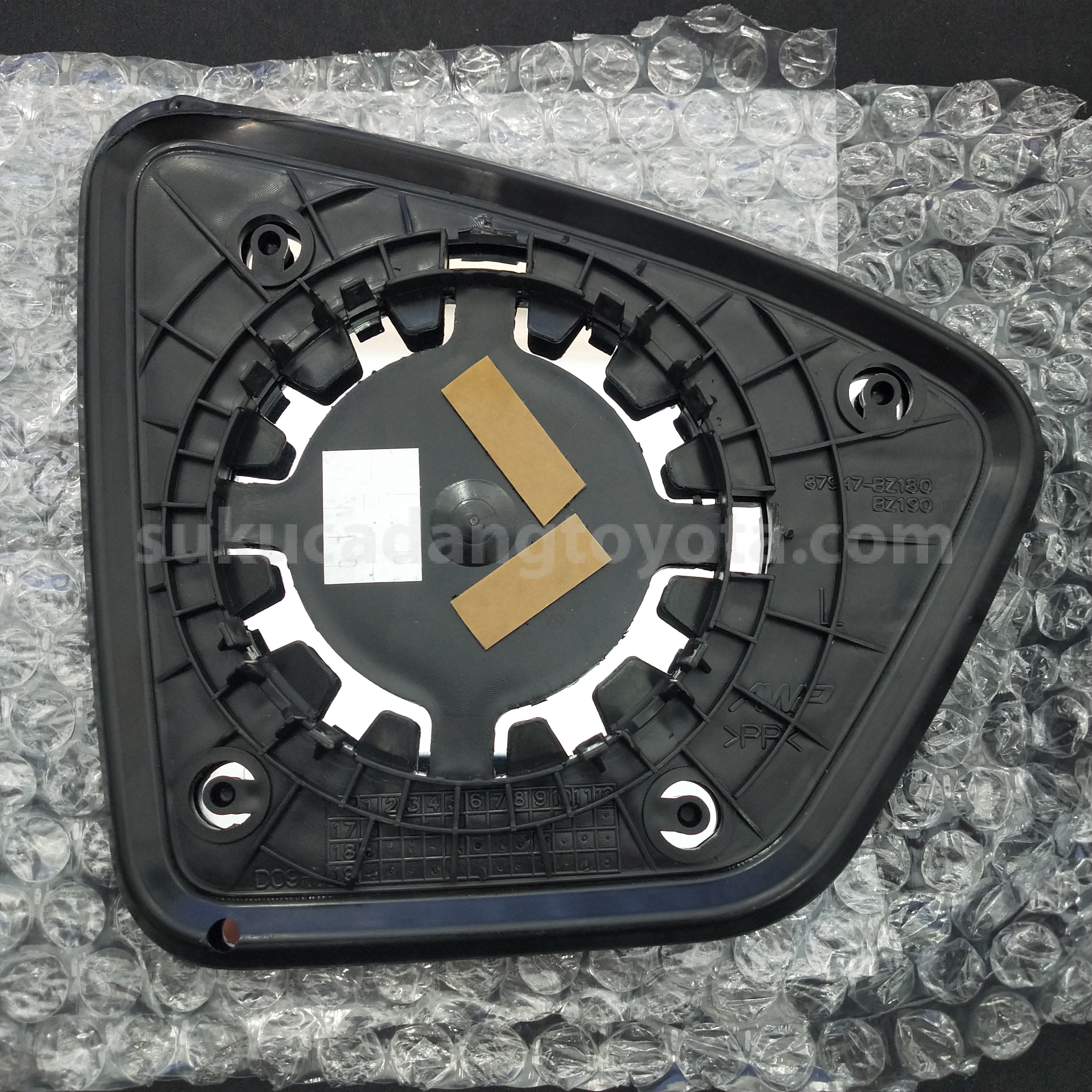 87947BZ180 MIRROR, OUTER RR, LH - TOYOTA
