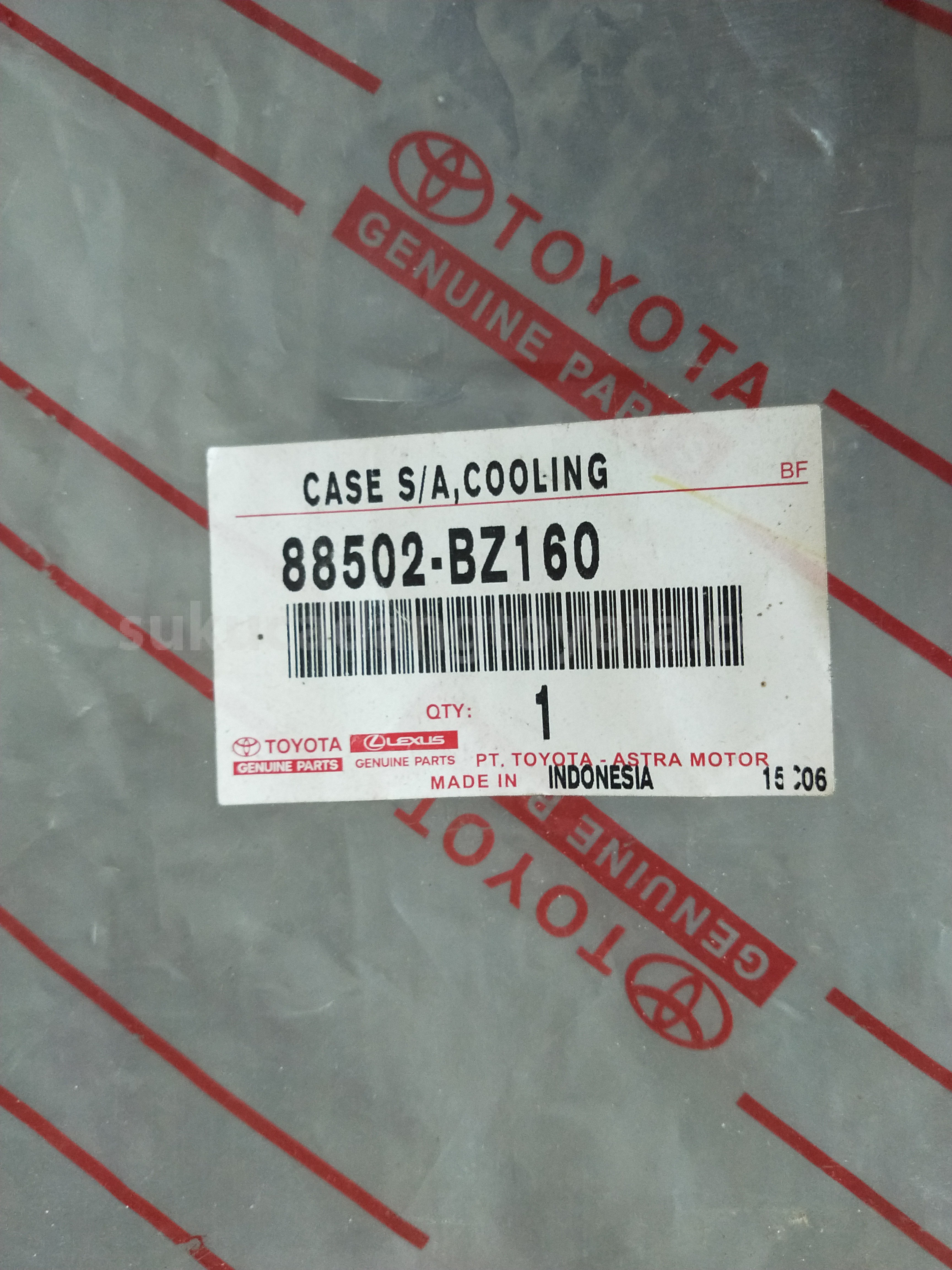 88502BZ160 CASE S/A,COOLING - TOYOTA