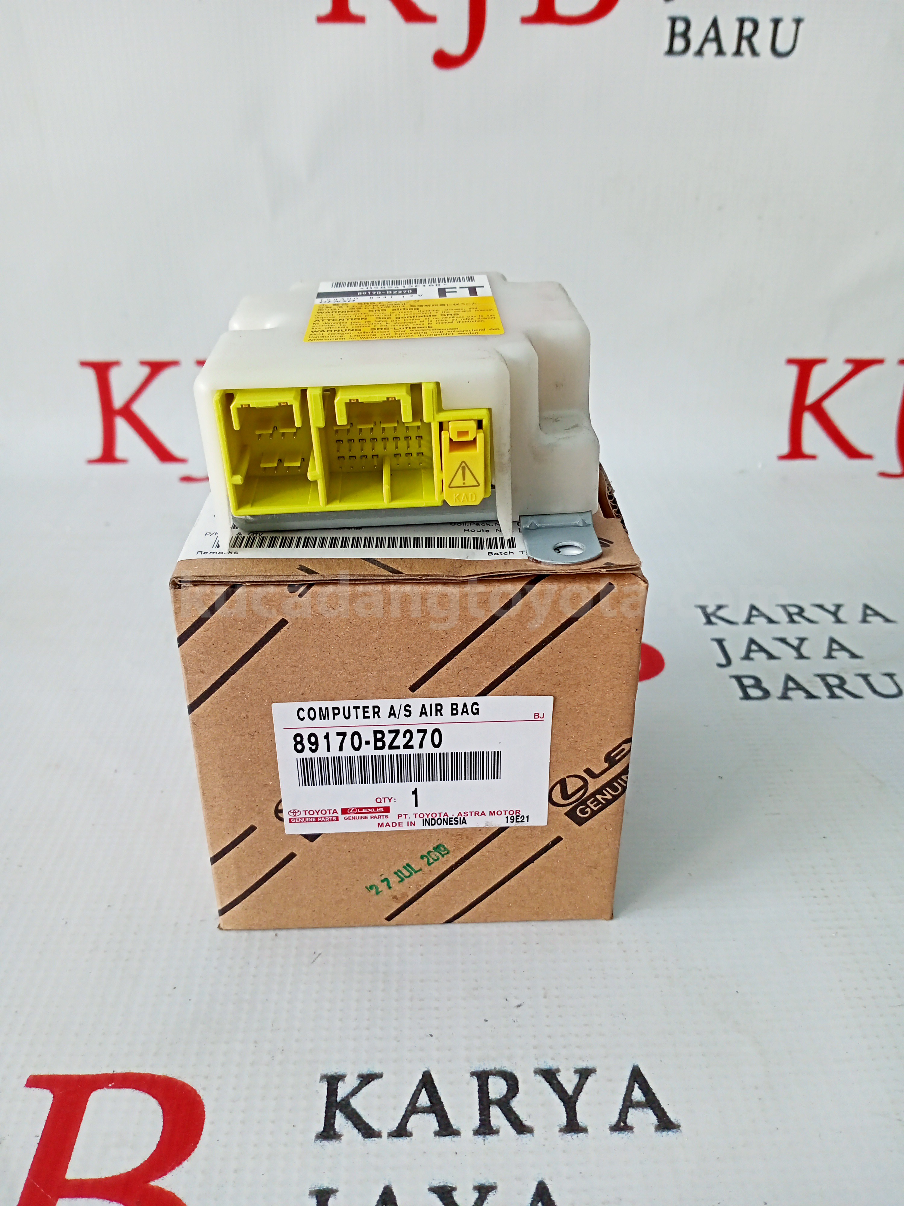 89170BZ270 COMPUTER A/S AIR BAG - TOYOTA