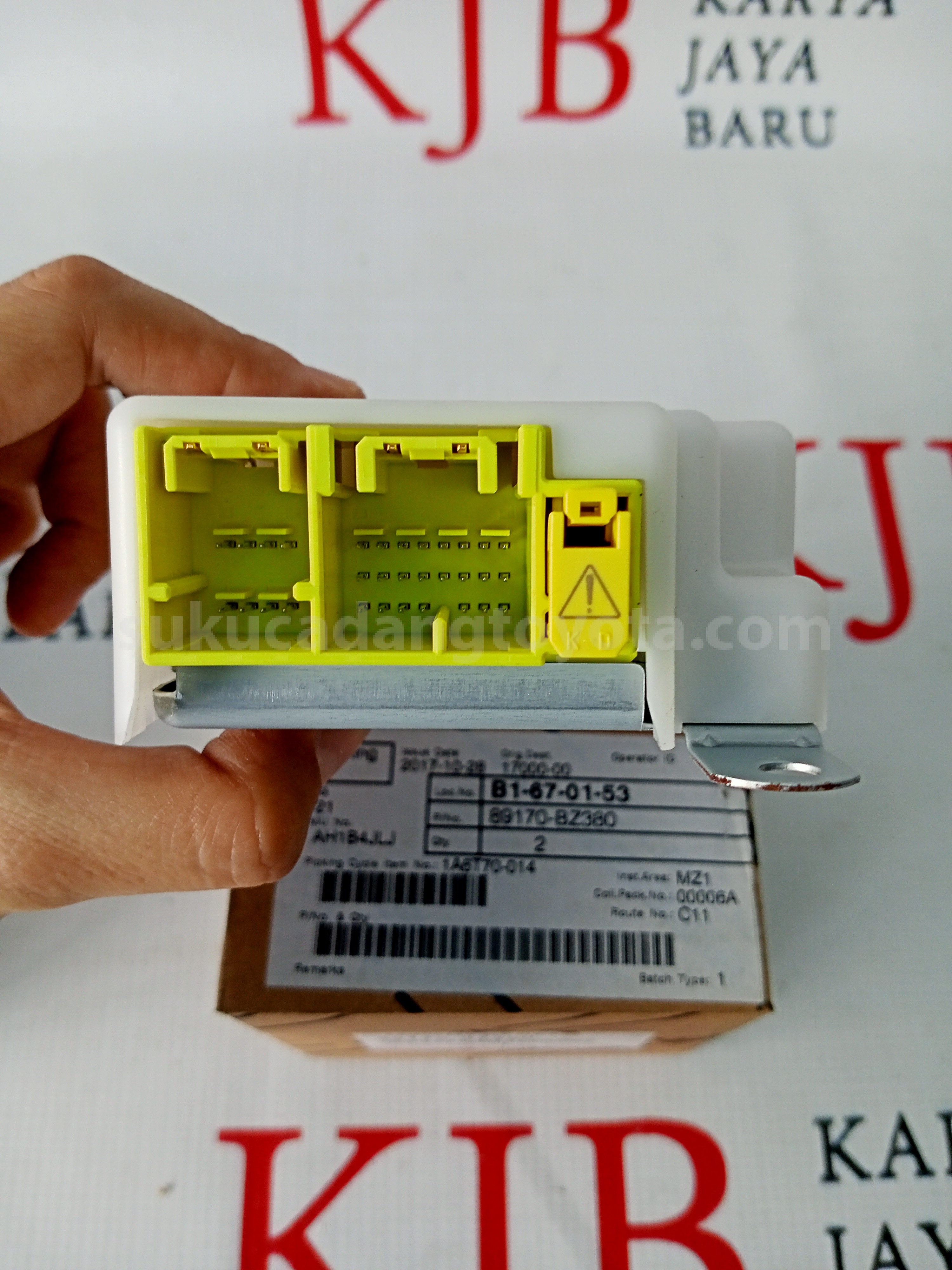 89170BZ380 COMPUTER A/S AIR BAG - TOYOTA