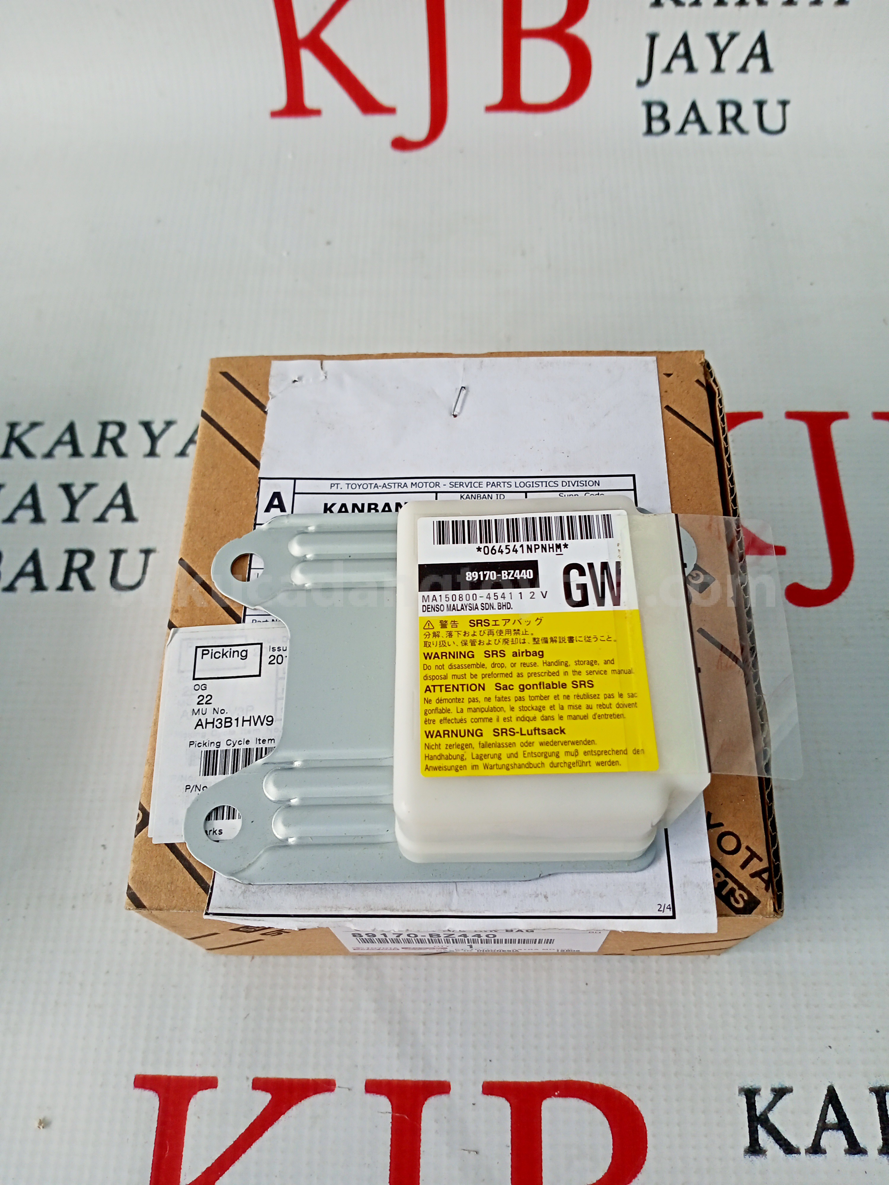89170BZ440 COMPUTER A/S AIR BAG - TOYOTA