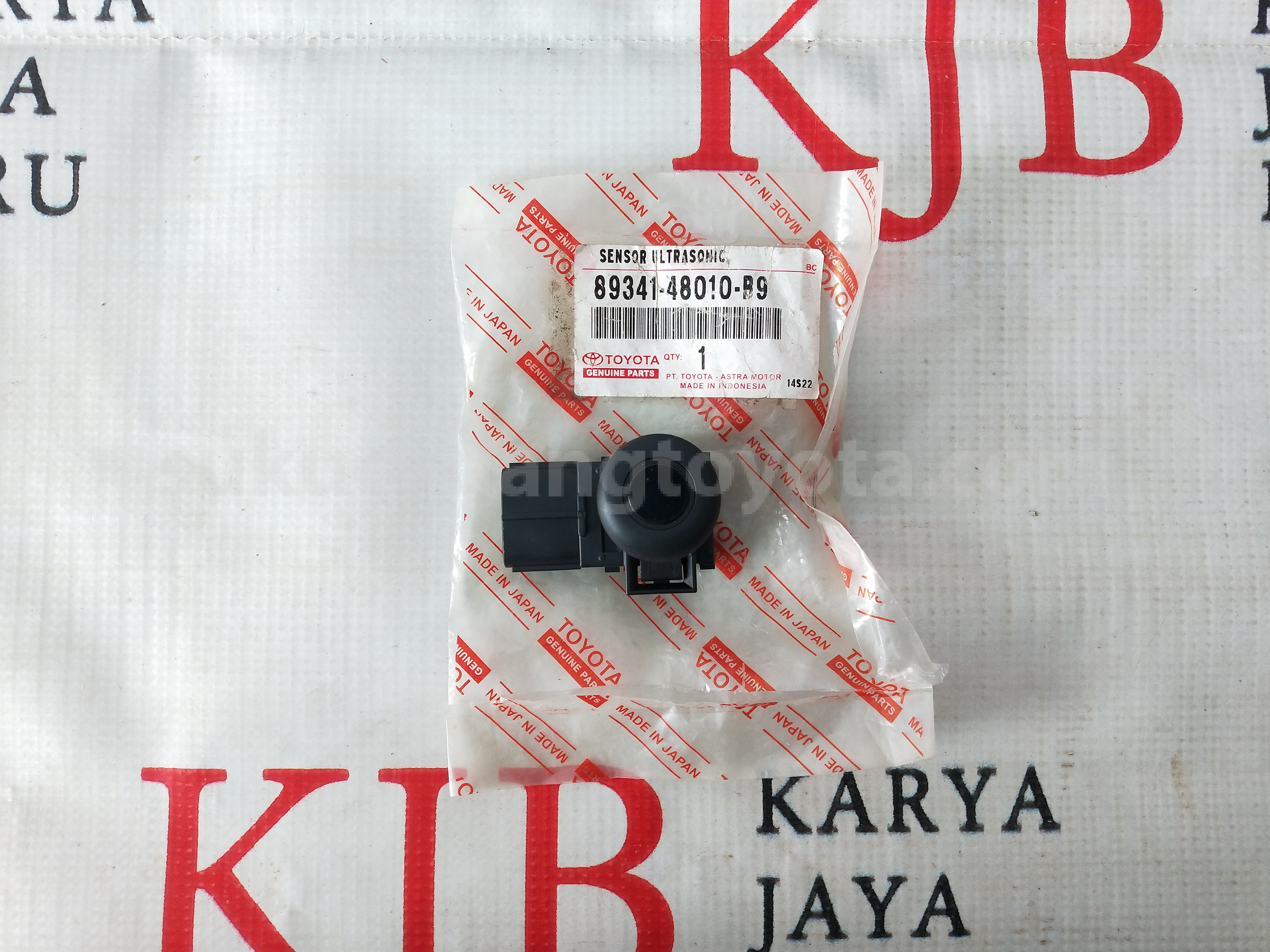 8934148010B9 SENSOR, ULTRASONIC, - TOYOTA