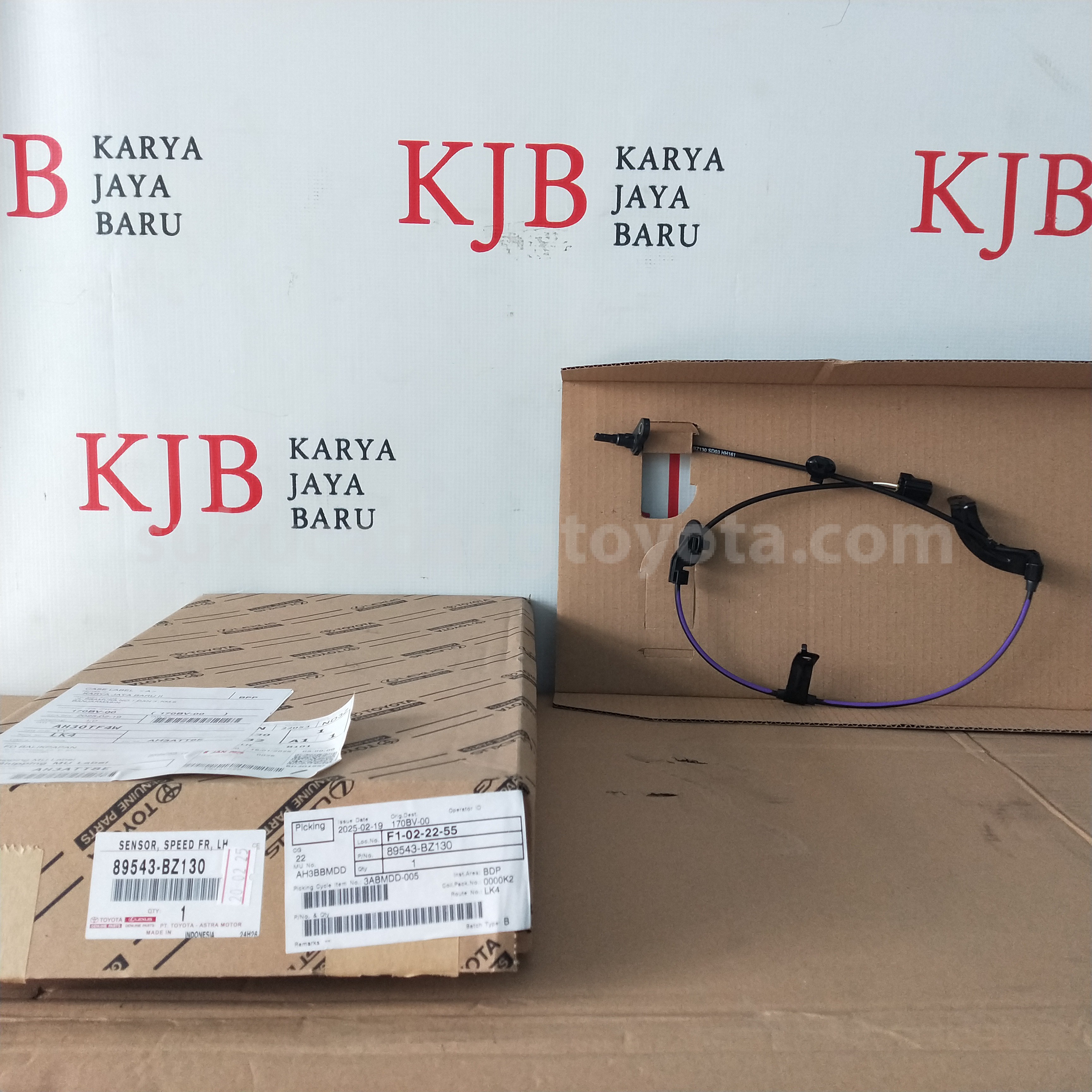 89543BZ130 SENSOR, SPEED FR, LH - TOYOTA