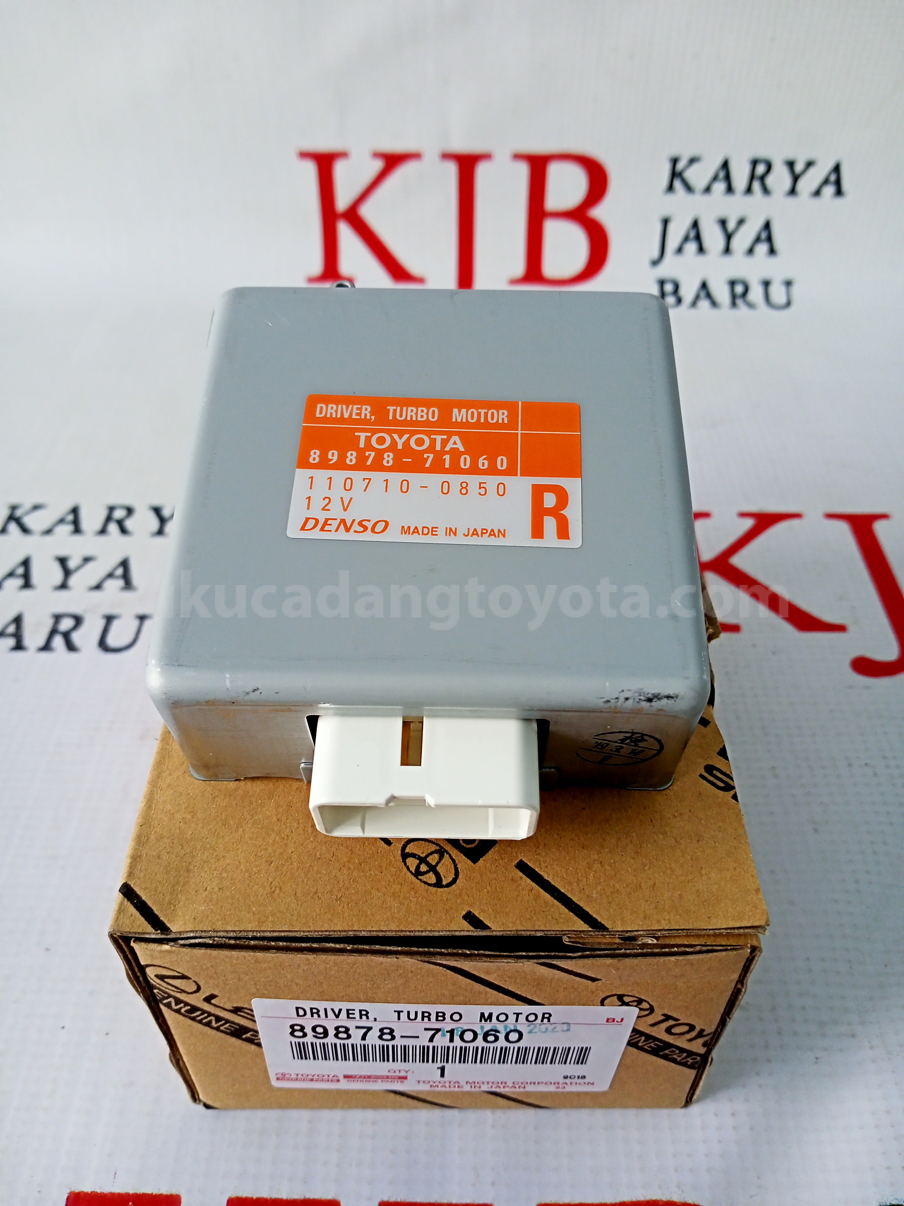 8987871060 DRIVER, TURBO MOTOR - TOYOTA